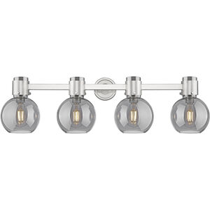 Lawton Sphere 4 Light 34.00 inch Bathroom Vanity Light