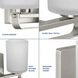 League 2 Light 14 inch Brushed Nickel Bath Vanity Wall Light
