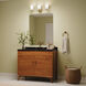 Replay 3 Light 22 inch Brushed Gold Bath & Vanity Light Wall Light