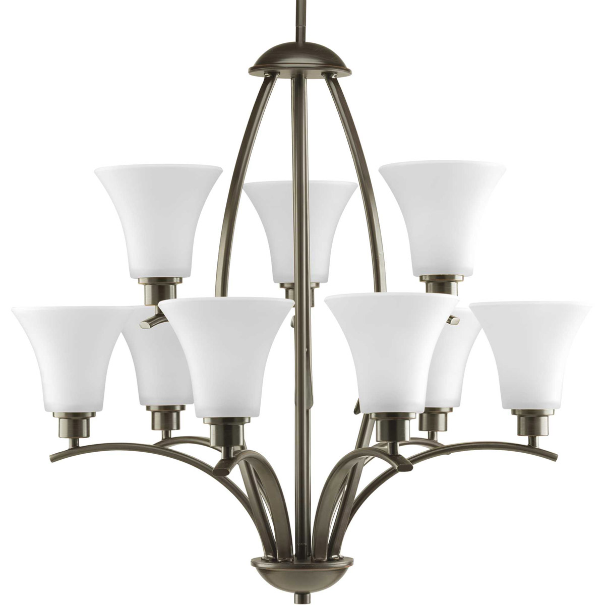 Joy 9 Light 28 inch Antique Bronze Chandelier Ceiling Light