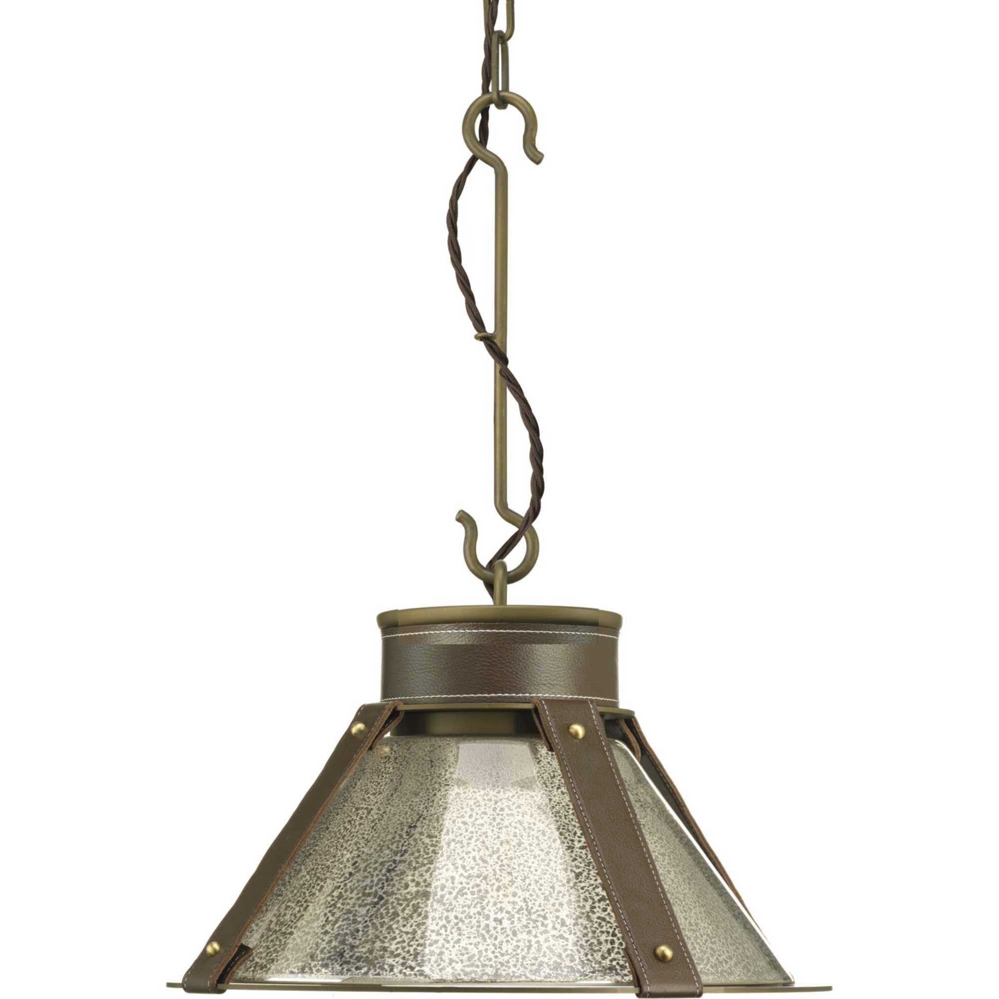Point Dume&trade; Rockdance 1 Light 15.75 inch Aged Brass Pendant Ceiling Light, Design Series