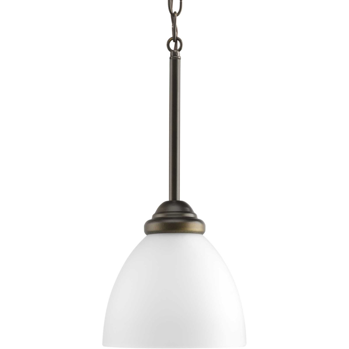 Heart 1 Light 5.81 inch Antique Bronze Mini-Pendant Ceiling Light