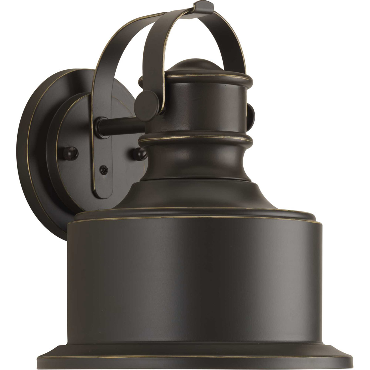 Callahan LED LED 10 inch Antique Bronze Outdoor Wall Lantern, Small, Progress LED