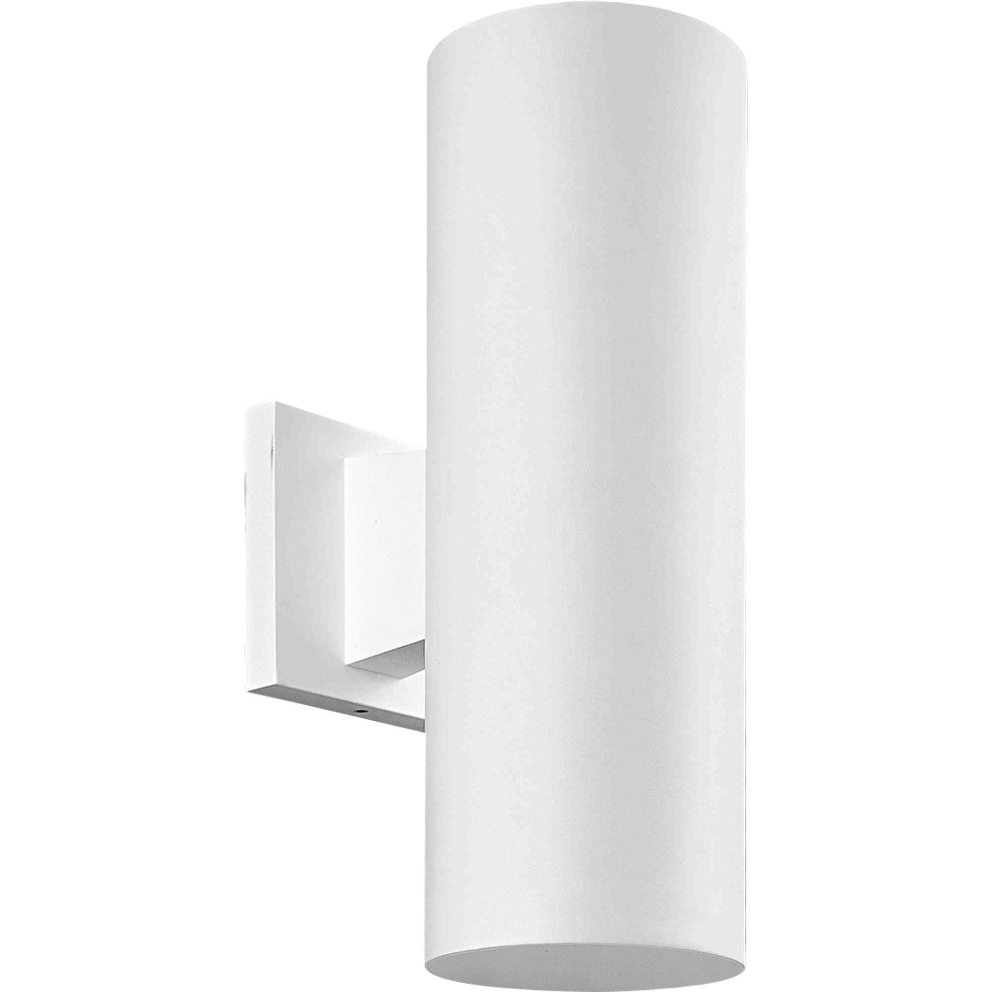 Progress P571330 Cylinder Outdoor Wall Mount Up/Down Cylinder in White