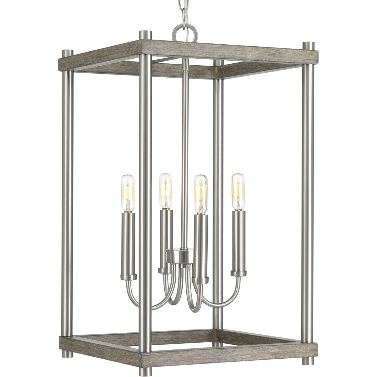Fontayne 4 Light 14 inch Brushed Nickel Pendant Ceiling Light, Design Series