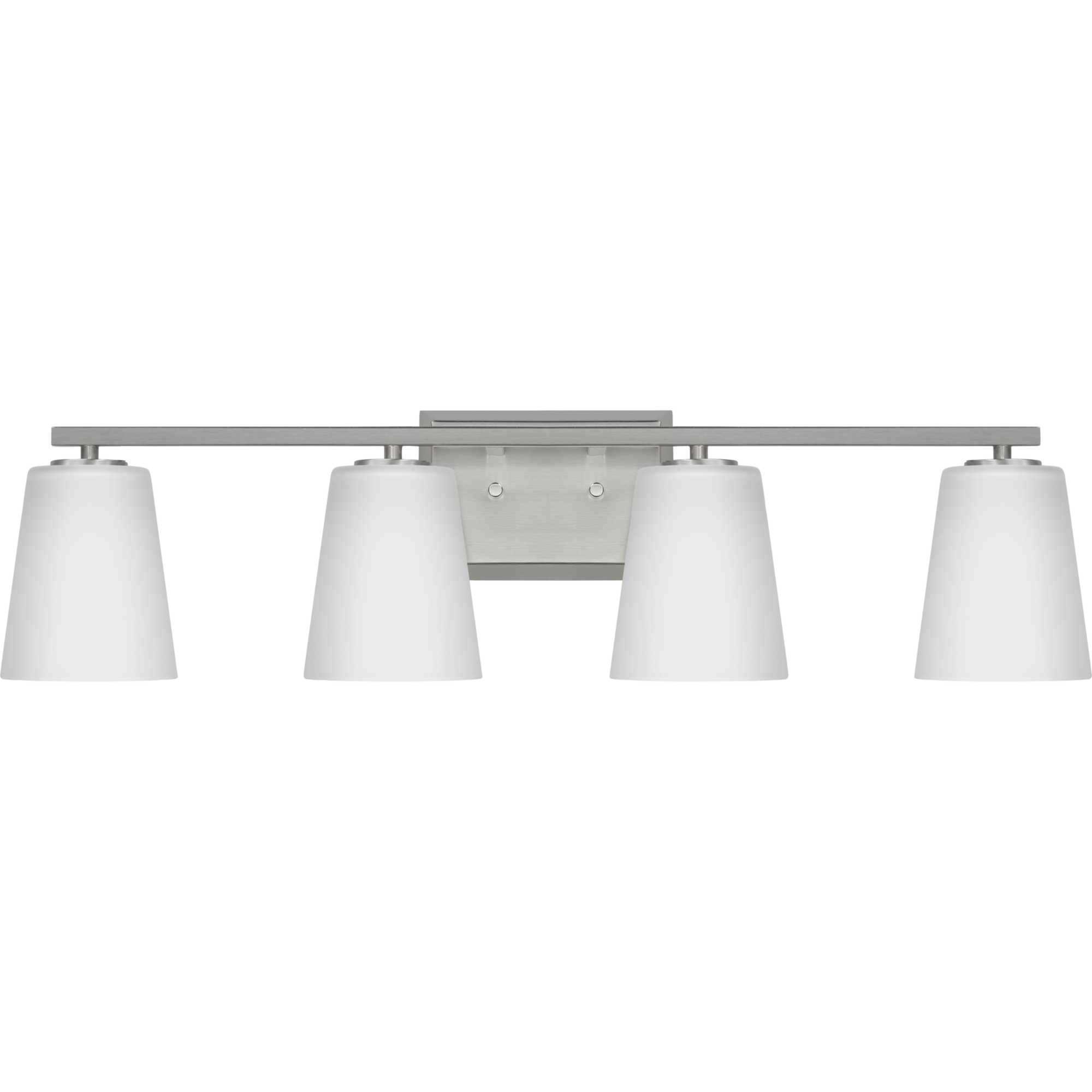 Vertex 4 Light 29 inch Brushed Nickel Bath Light Wall Light