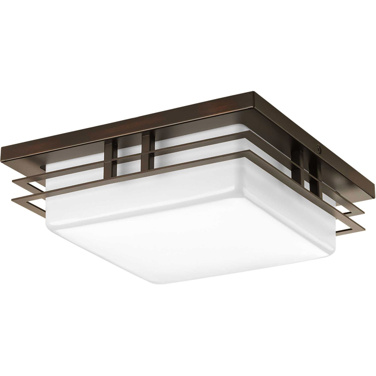 Progress P3447-2030K9 Helm LED LED 11 inch Antique Bronze Flush Mount ...