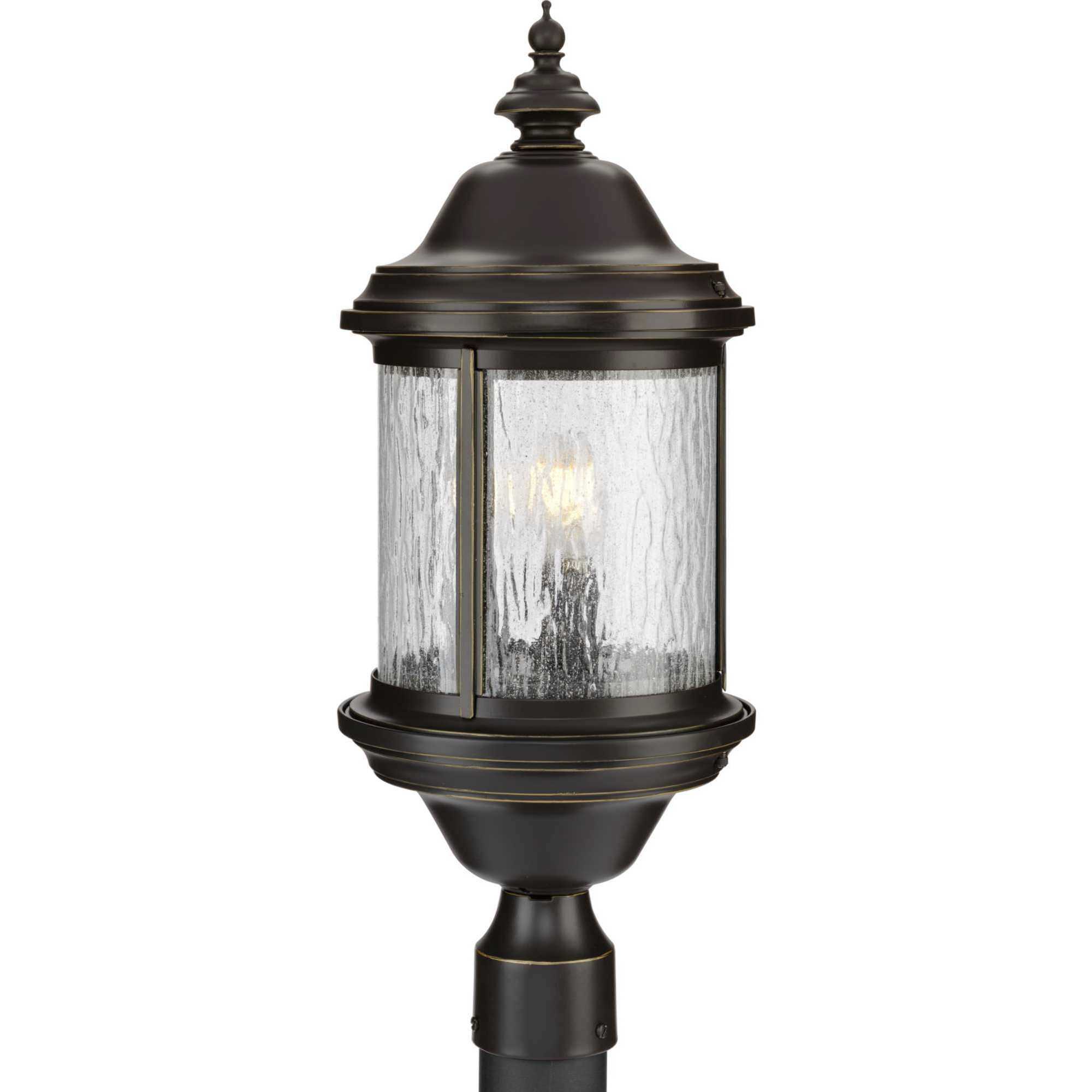 Ashmore 3 Light 23.75 inch Antique Bronze Outdoor Post Lantern