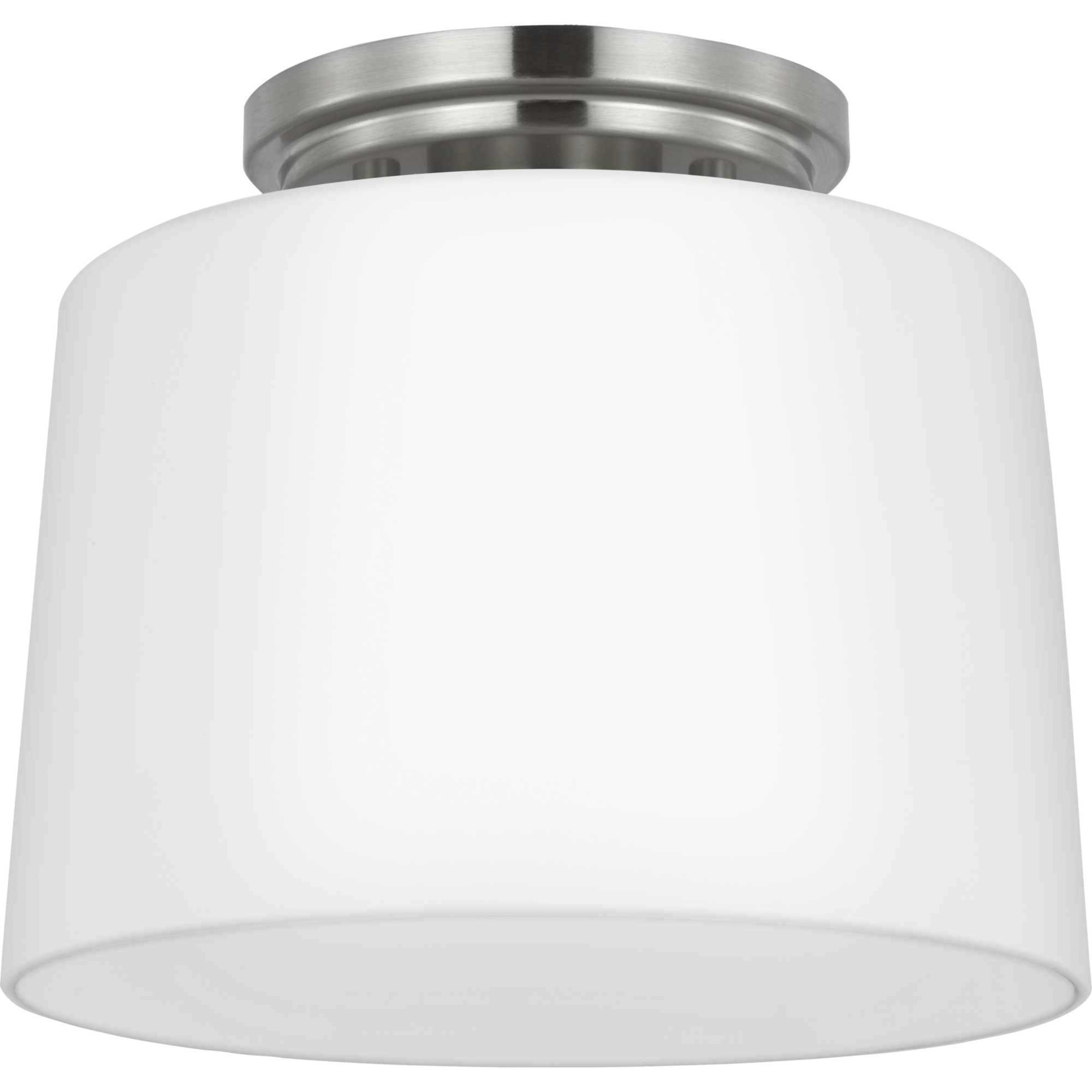 Adley 1 Light 8.62 inch Brushed Nickel Flush Mount Ceiling Light