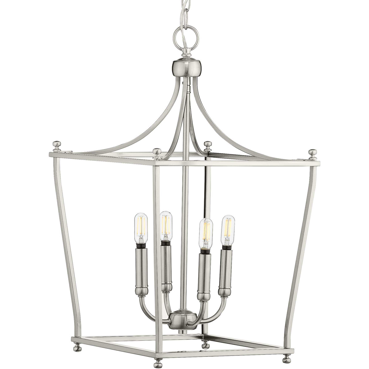 Parkhurst 4 Light 14.38 inch Brushed Nickel Foyer Pendant Ceiling Light