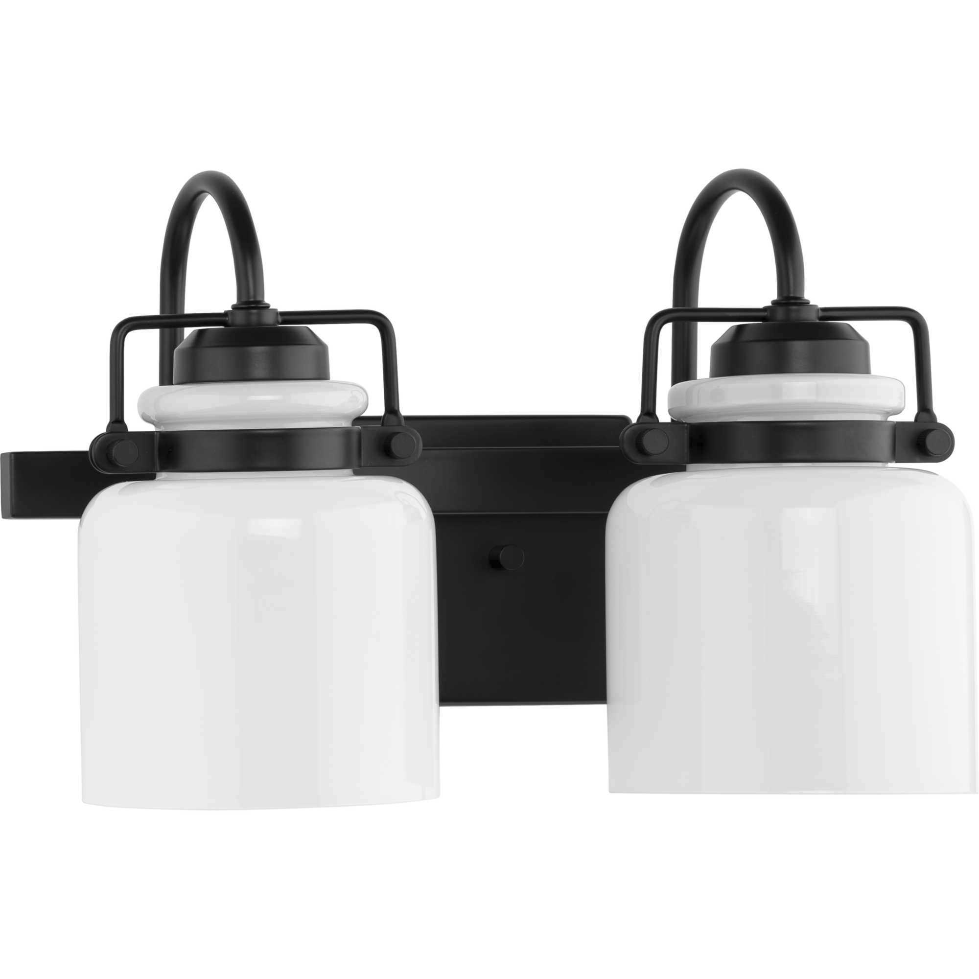 Fessler 2 Light 13 inch Matte Black Bath Light Wall Light