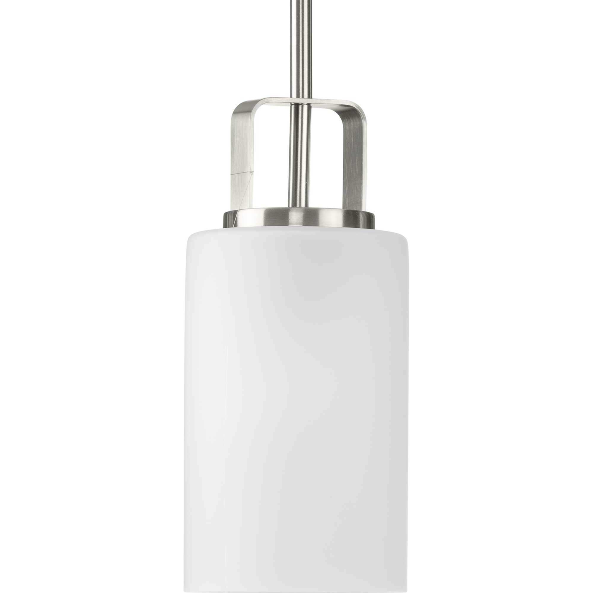 League 1 Light 5 inch Brushed Nickel Mini Pendant Ceiling Light