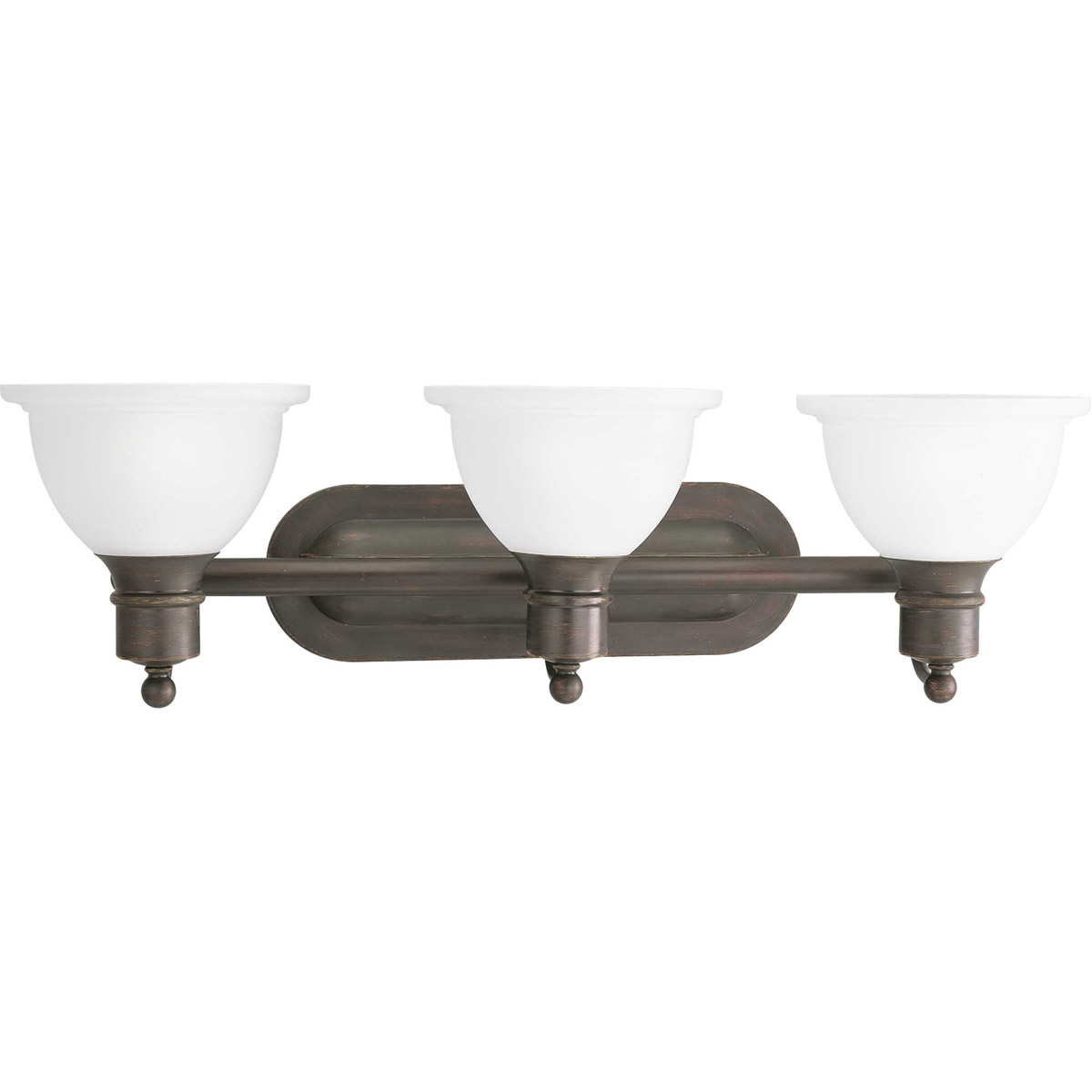 Madison 3 Light 27.5 inch Antique Bronze Bath Vanity Wall Light