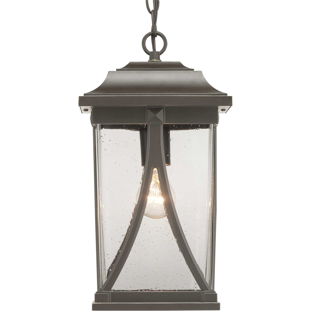 Abbott 1 Light 8.25 inch Antique Bronze Outdoor Hanging Lantern