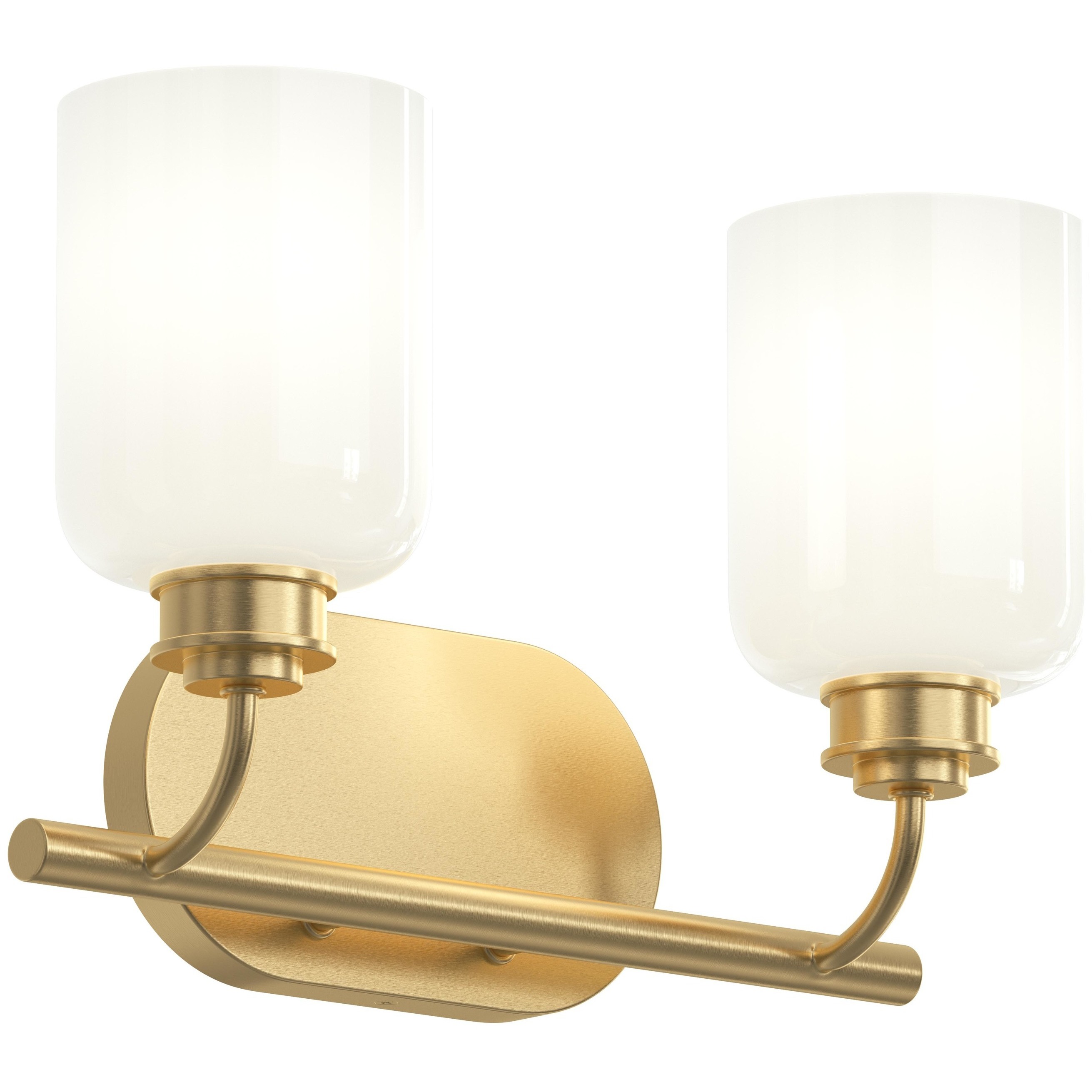 Reines 2 Light 14.75 inch Brushed Gold Bath Vanity Wall Light