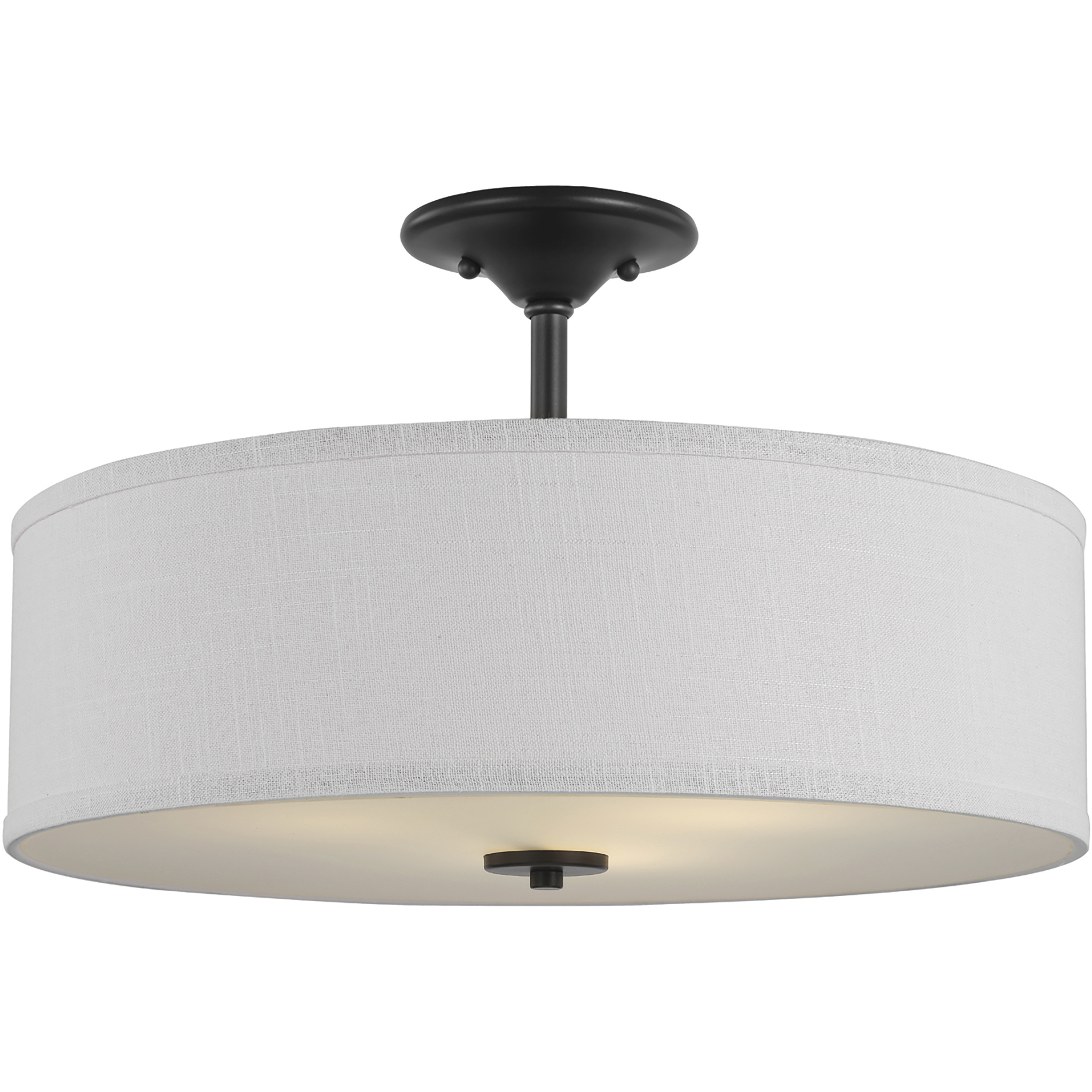 Inspire 3 Light 18 inch Graphite Semi-Flush Mount Ceiling Light