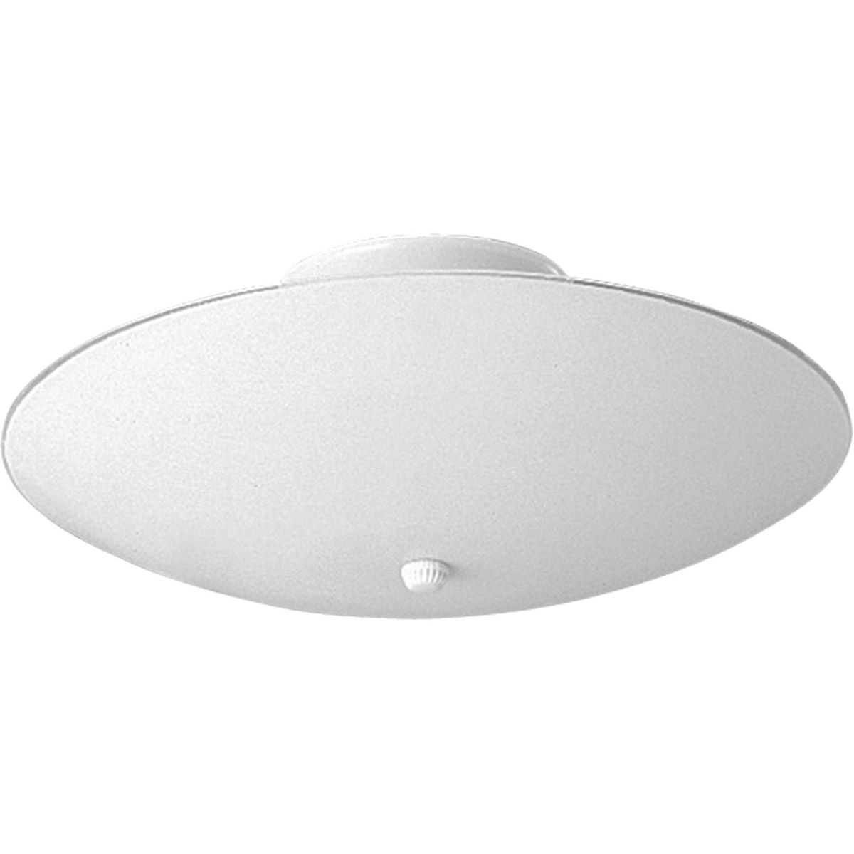 Progress P4610 30 Round Glass 3 Light 14.5 inch White Flush Mount Ceiling Light