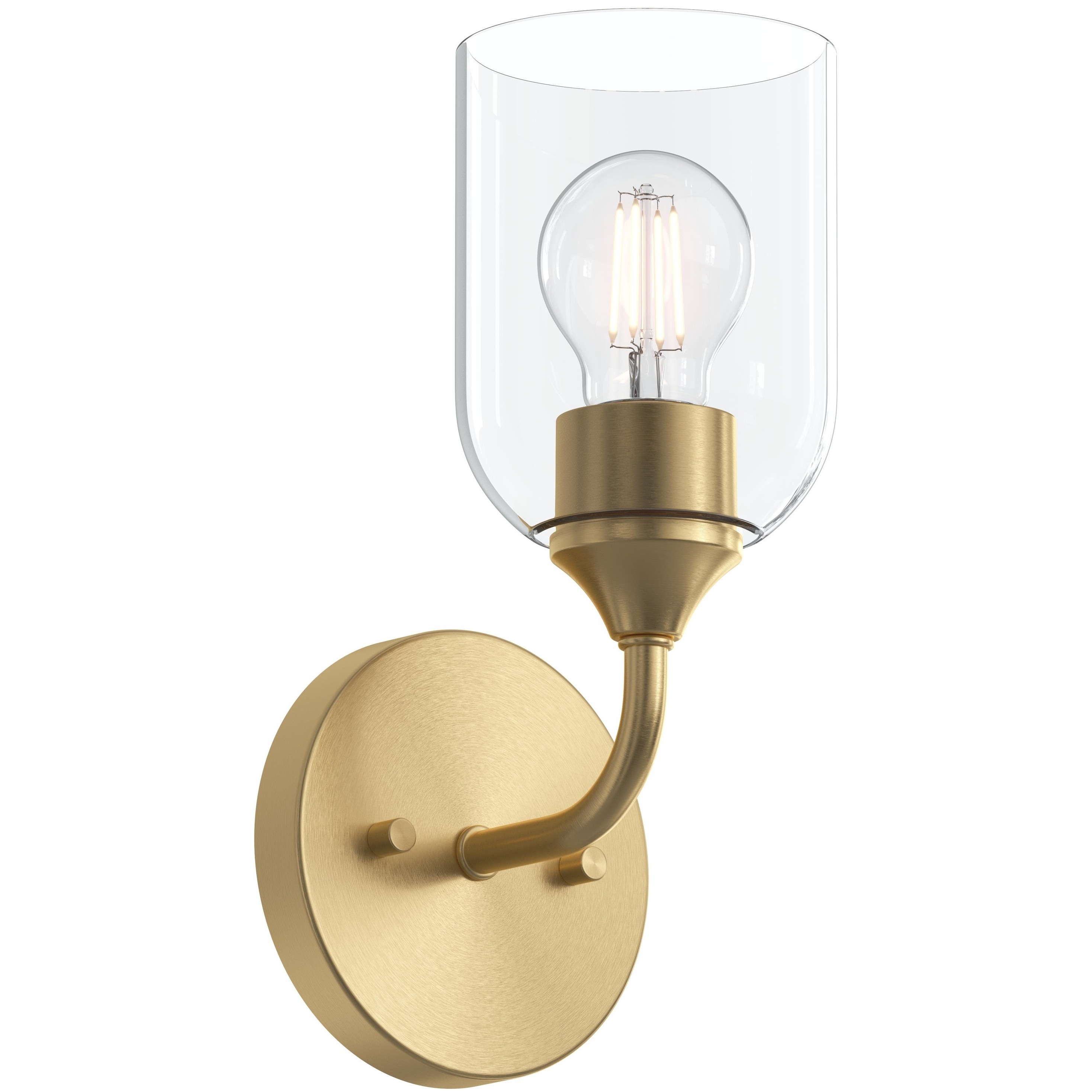 Ilia 1 Light 6 inch Brushed Gold Wall Sconce Wall Light