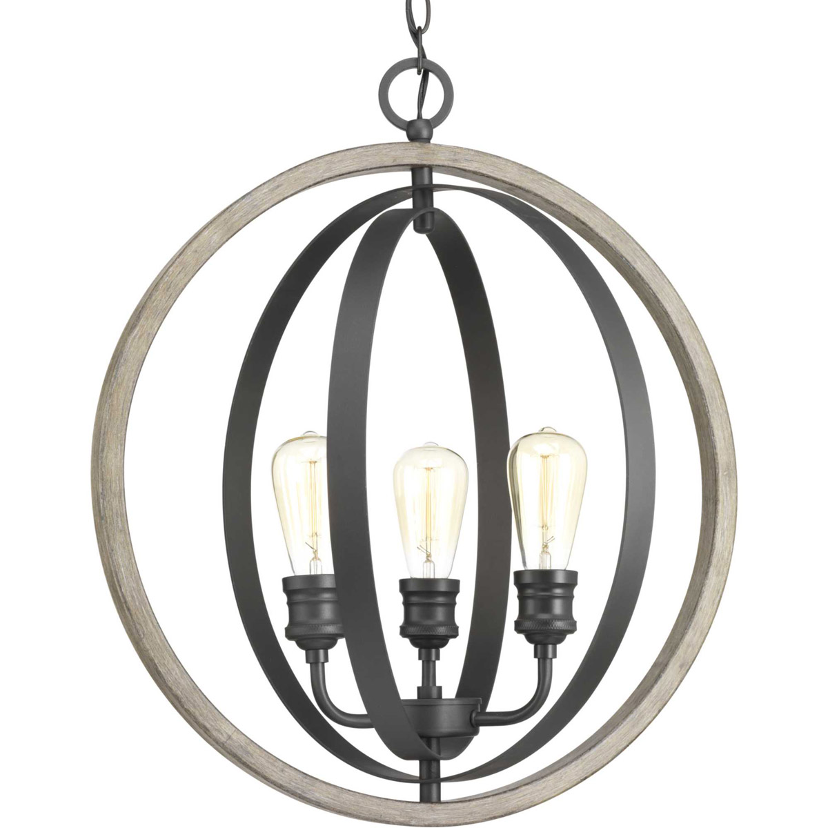 Conestee 3 Light 21.25 inch Graphite Pendant Ceiling Light
