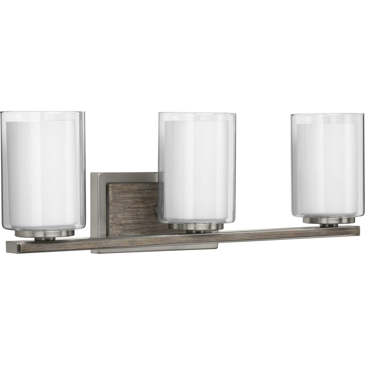 Mast 3 Light 24 inch Brushed Nickel Bath Vanity Wall Light
