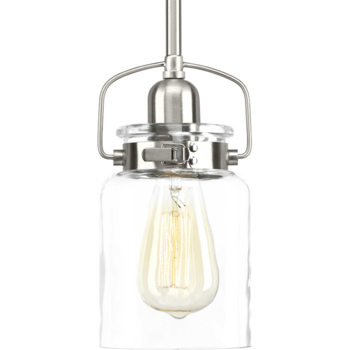 Calhoun 1 Light 4.75 inch Brushed Nickel Mini-Pendant Ceiling Light