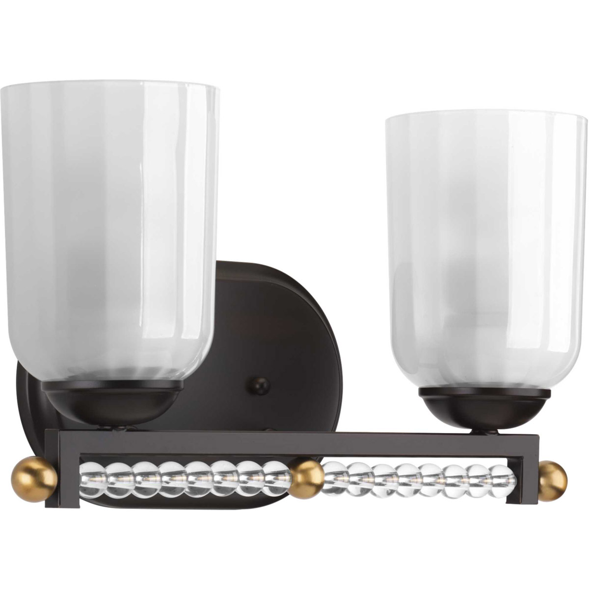Carlyn 2 Light 13.38 inch Antique Bronze Bath Vanity Wall Light, Design Series