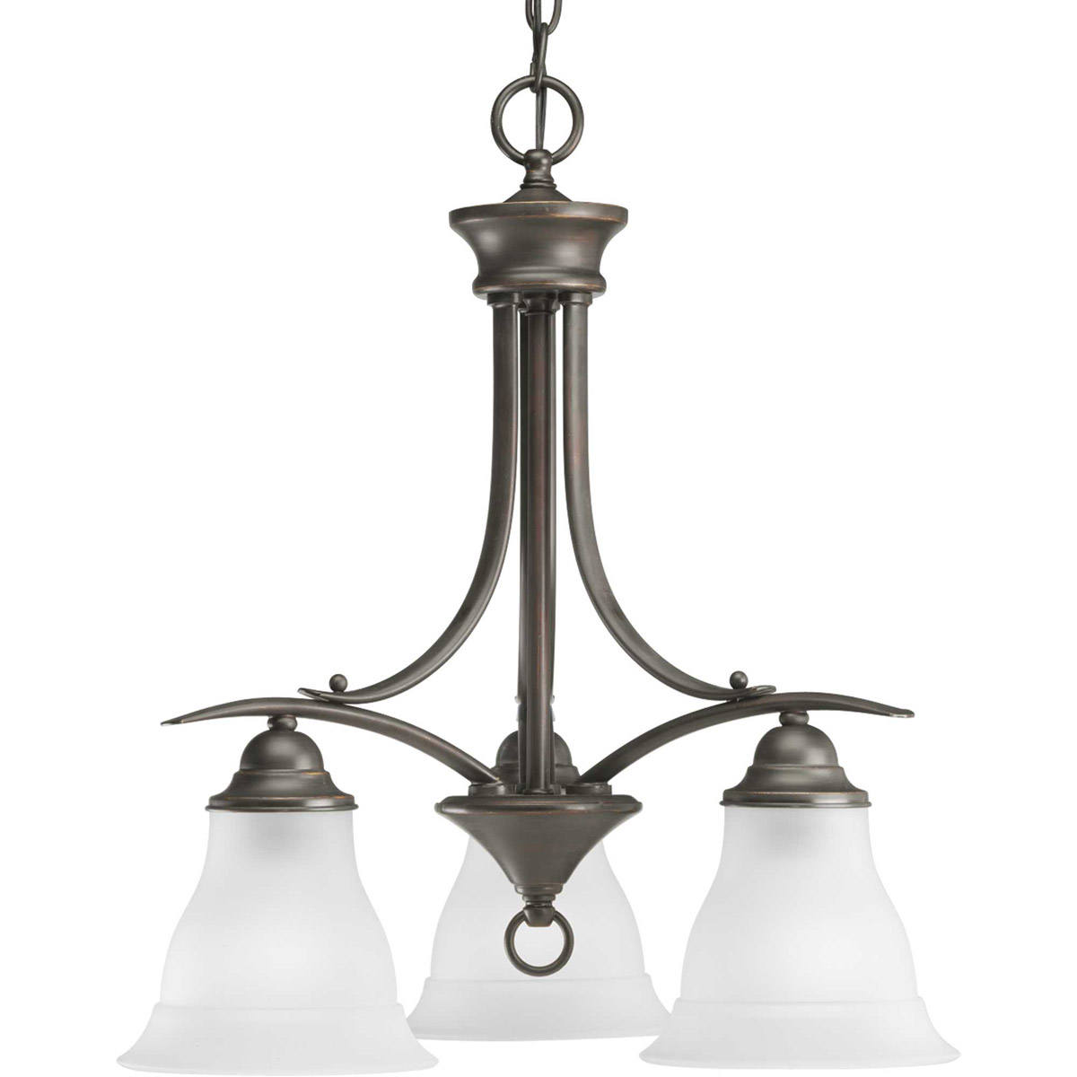 Trinity 3 Light 19 inch Antique Bronze Chandelier Ceiling Light