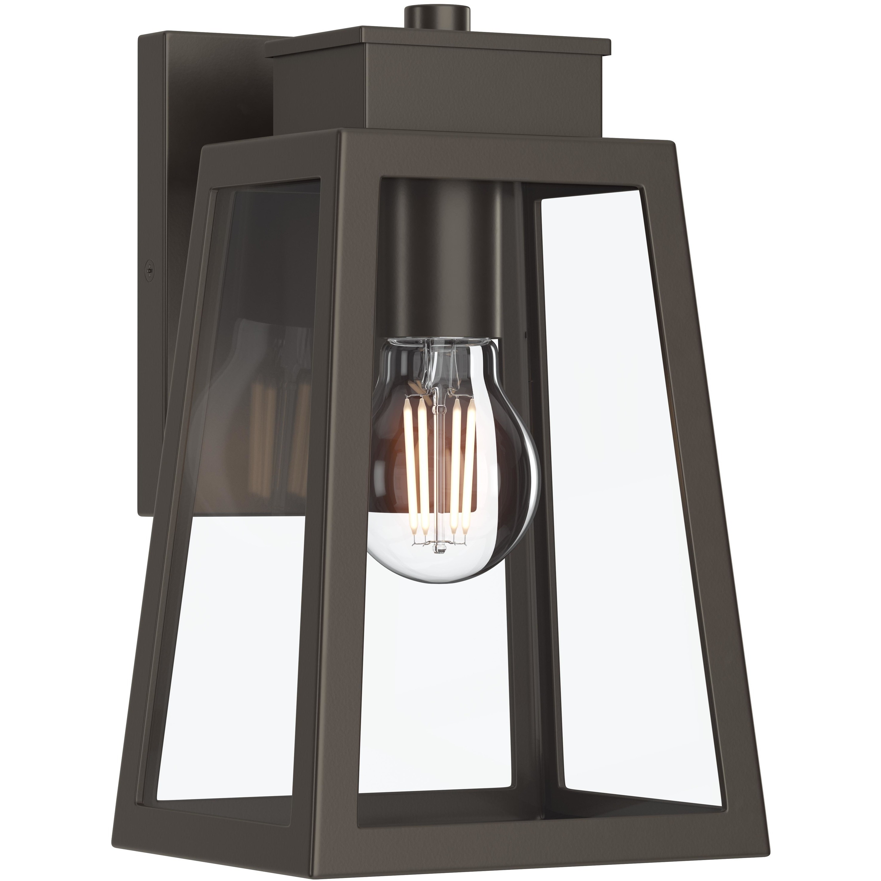 Hedry 1 Light 10 inch Antique Bronze Outdoor Wall Lantern