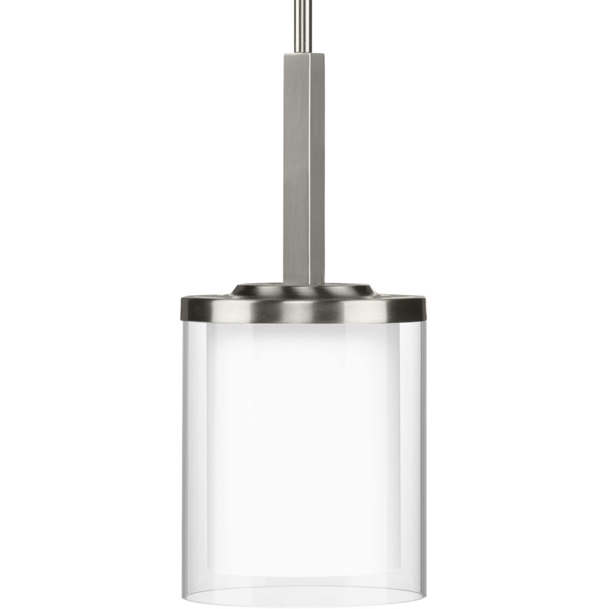 Mast 1 Light 6.25 inch Brushed Nickel Mini-Pendant Ceiling Light