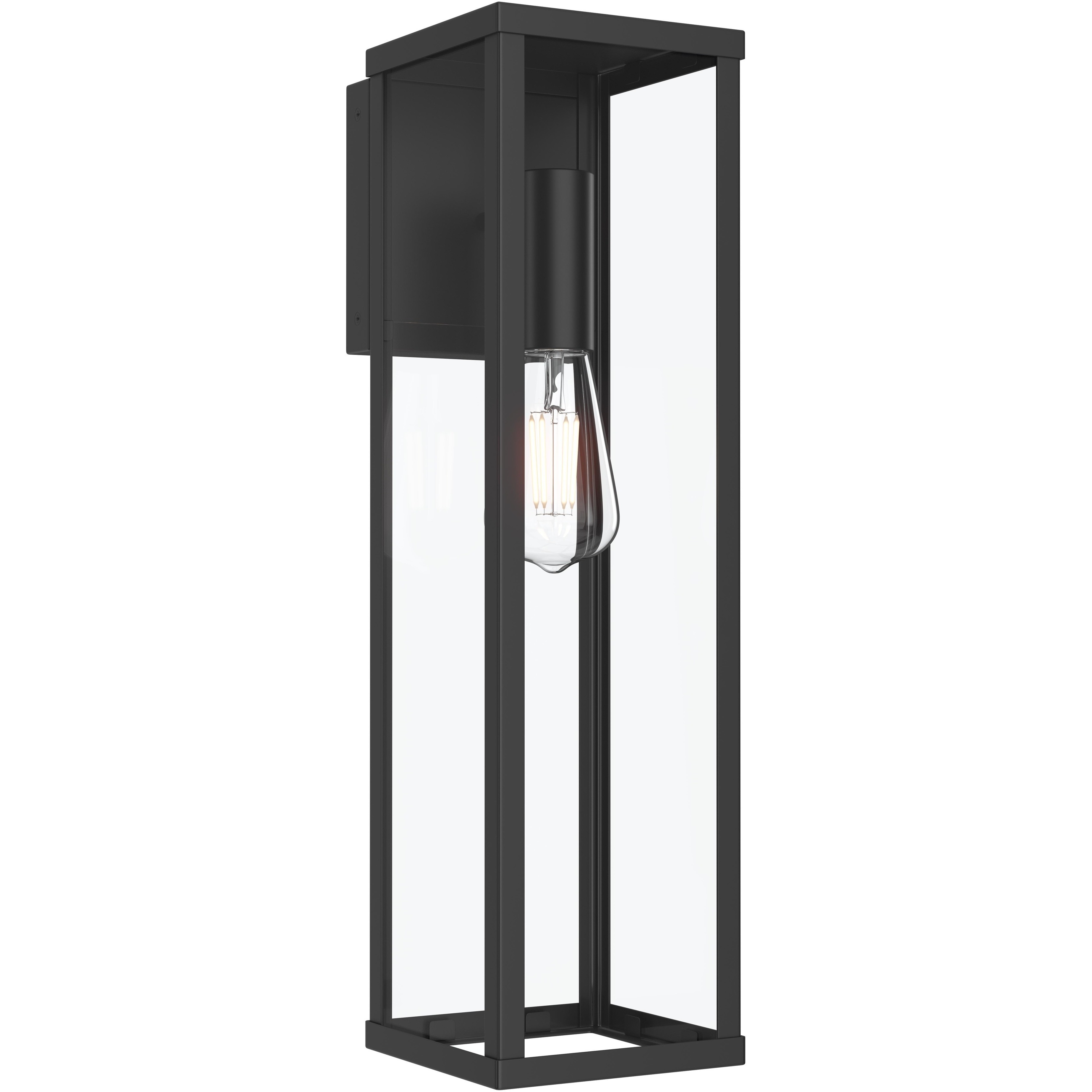 Ryle 1 Light 20 inch Matte Black Outdoor Wall Lantern