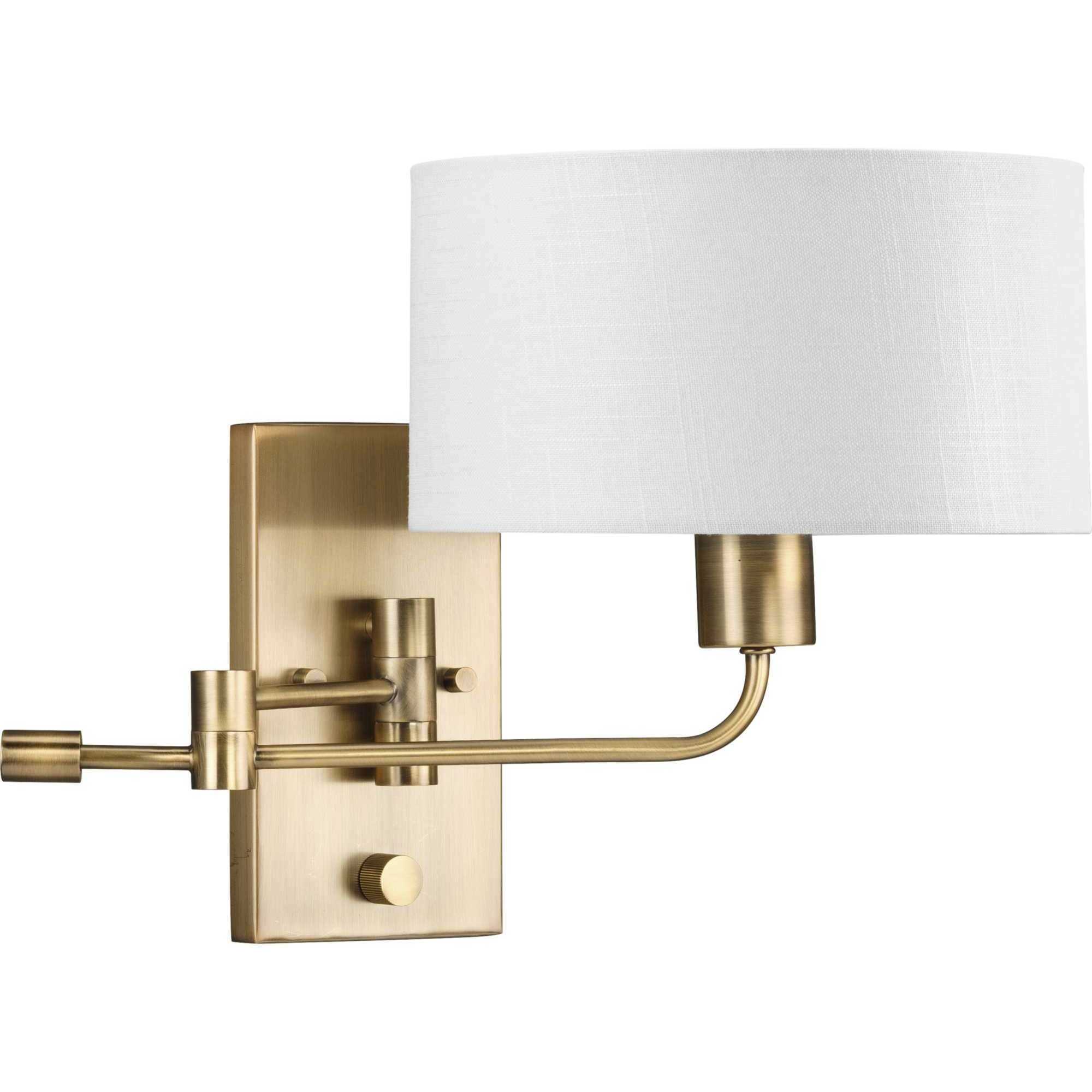 Carrick 1 Light 11 inch Vintage Brass Wall Light