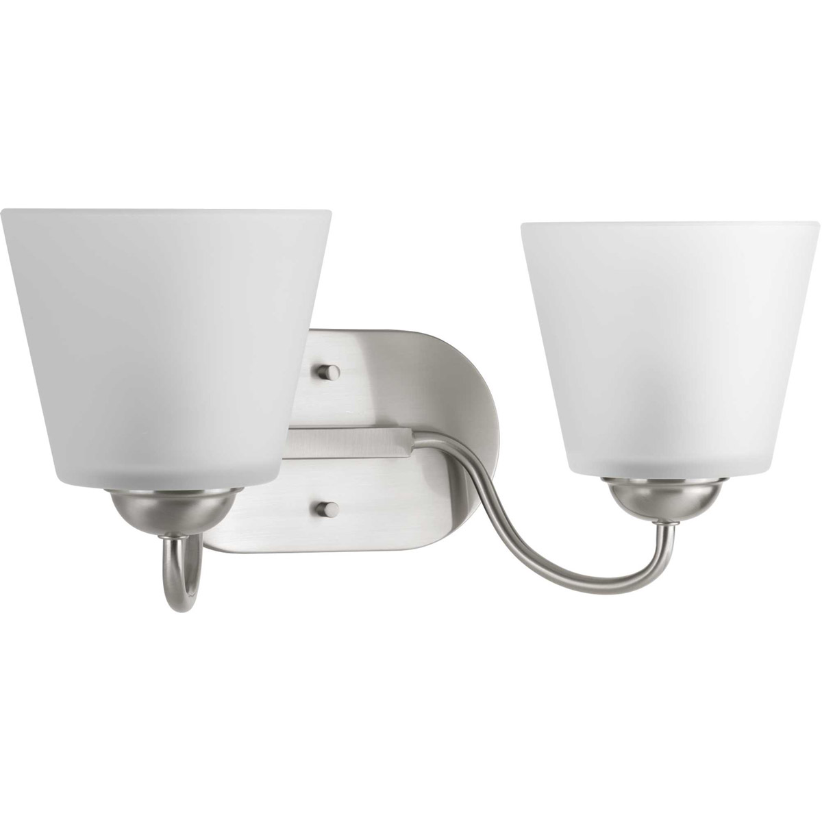 Arden 2 Light 16.5 inch Brushed Nickel Bath Vanity Wall Light