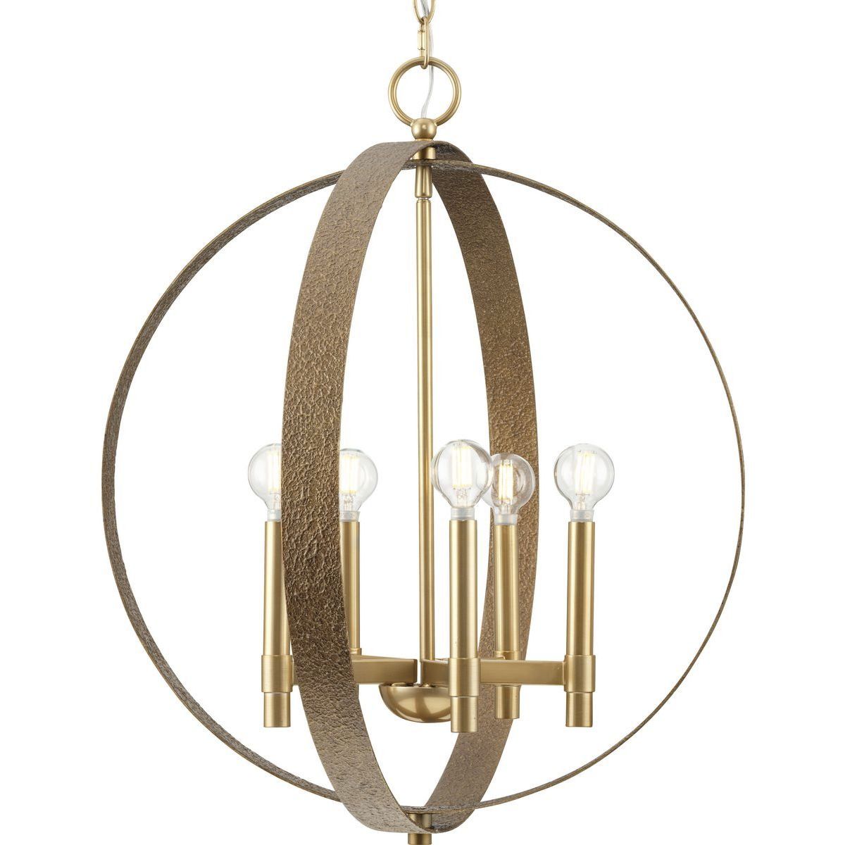 Allegheny 5 Light 22 inch Soft Gold Chandelier Ceiling Light, Design Series