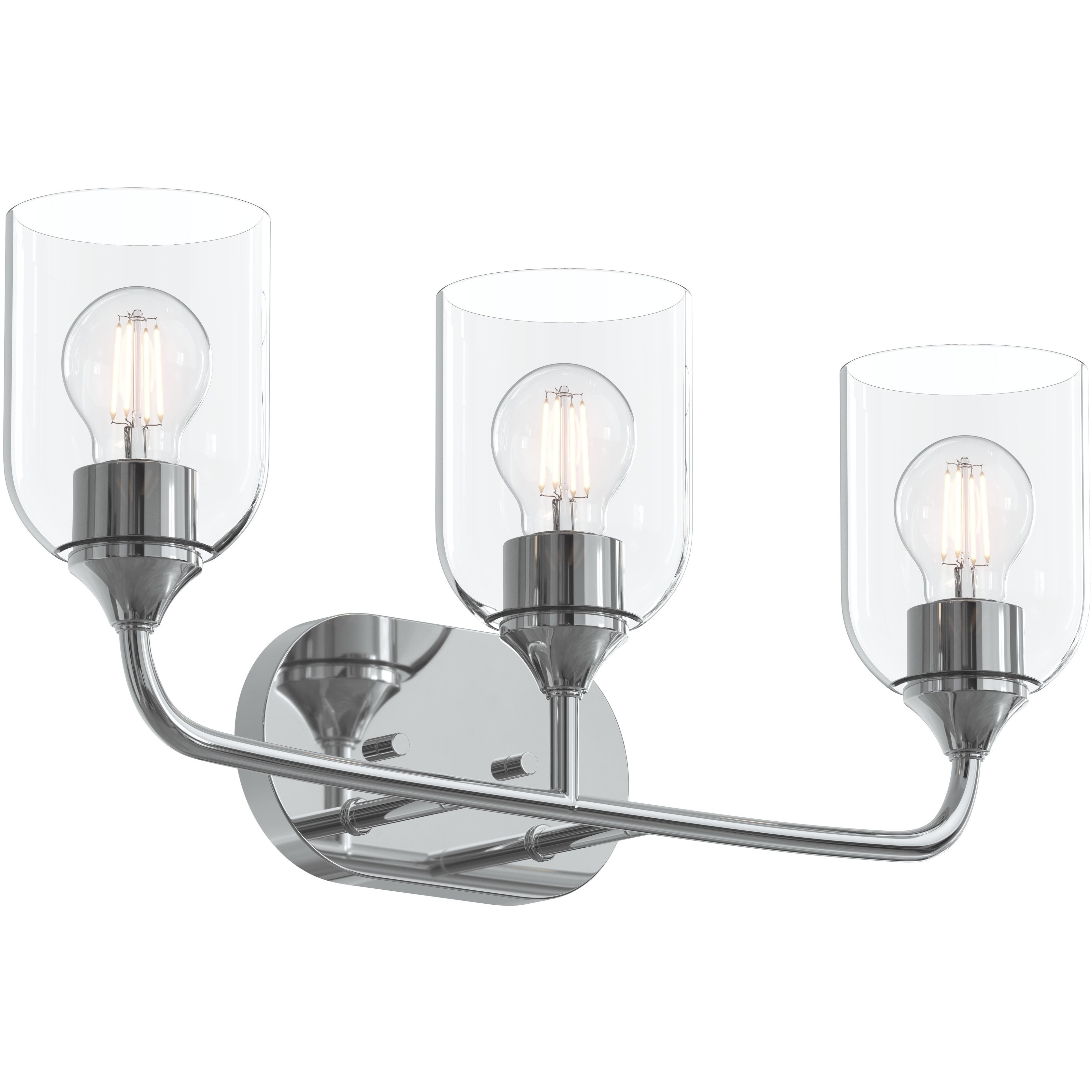 Ilia 3 Light 22 inch Polished Chrome Bath Vanity Wall Light