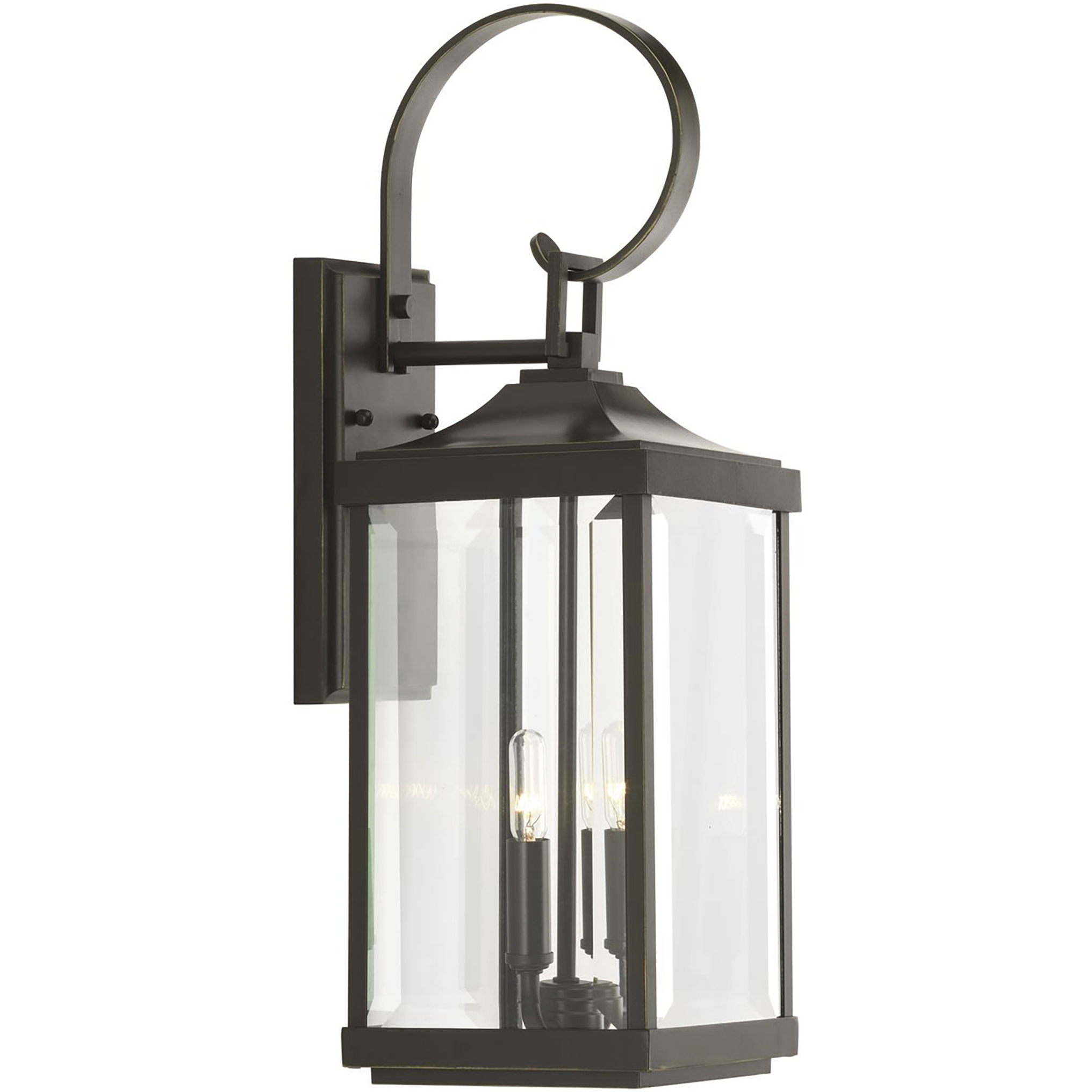 Gibbes Street 2 Light 22 inch Antique Bronze Outdoor Wall Lantern, Medium, Design Series