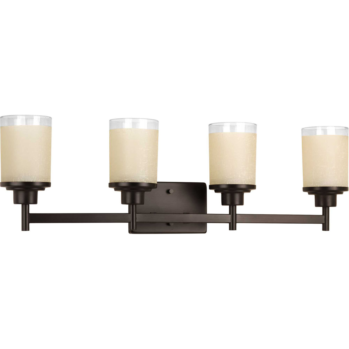 Alexa 4 Light 31 inch Antique Bronze Bath Vanity Wall Light