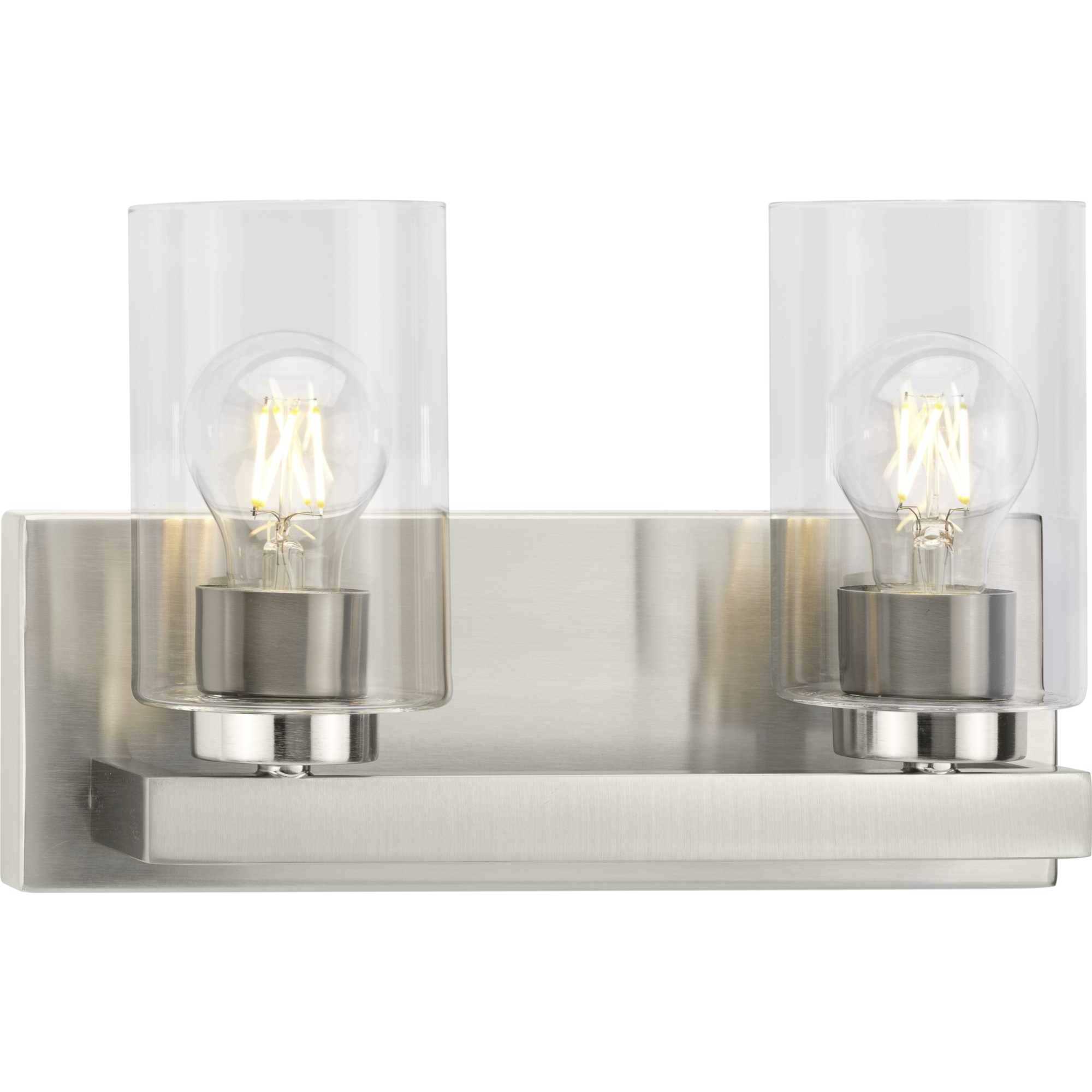 Goodwin 2 Light 12.87 inch Brushed Nickel Vanity Light Wall Light