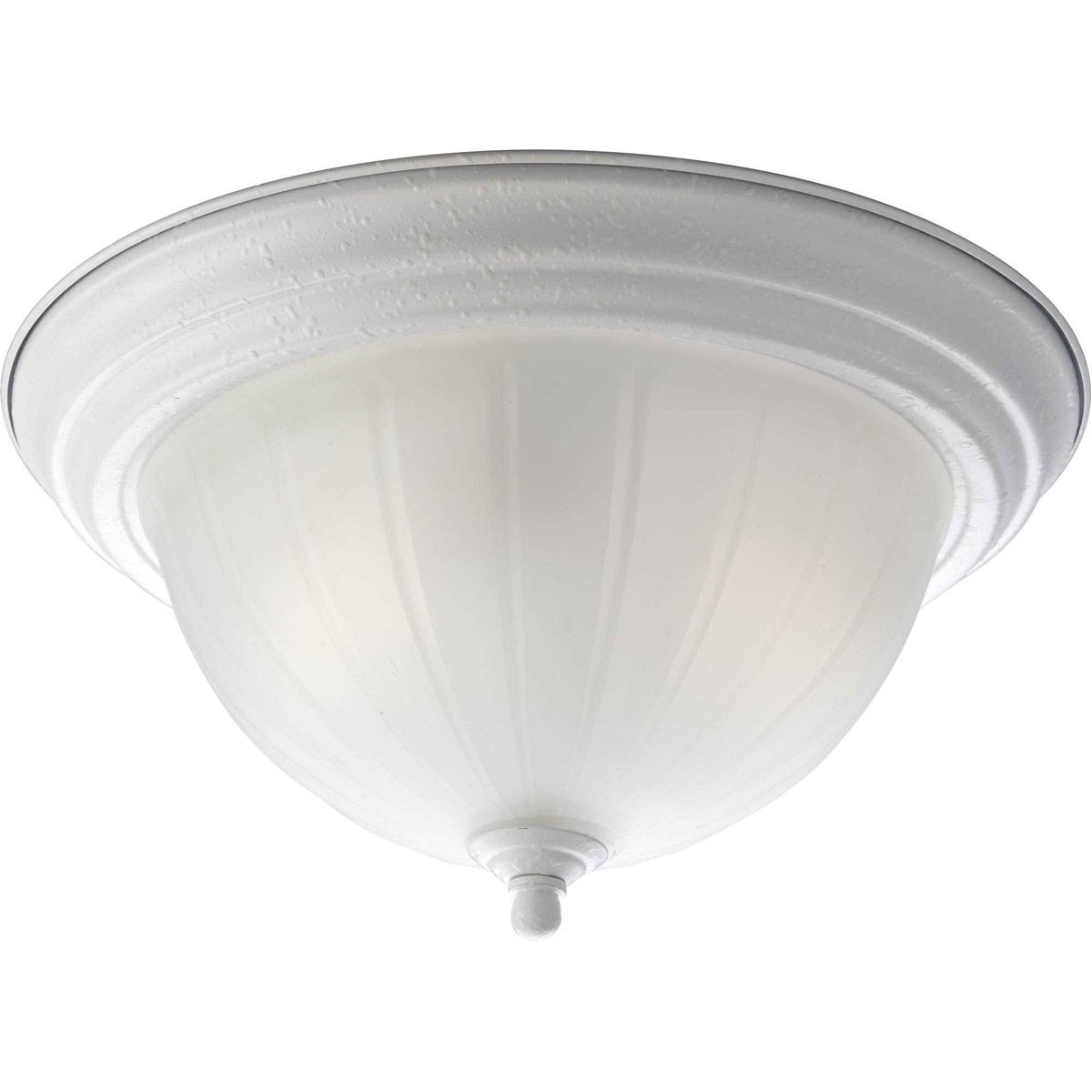 Melon 2 Light 13.25 inch White Flush Mount Ceiling Light