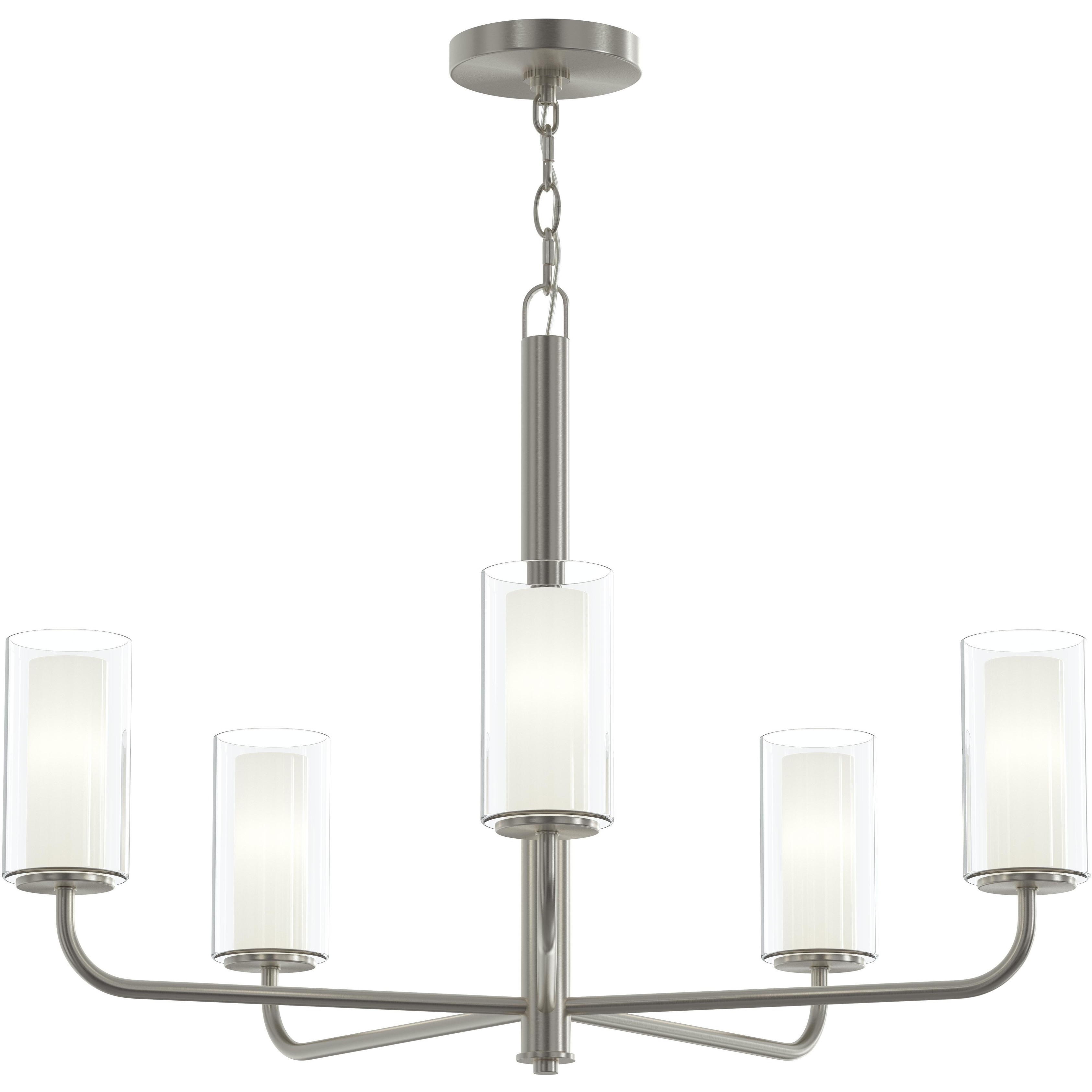 Mack 5 Light 28 inch Brushed Nickel Chandelier Ceiling Light