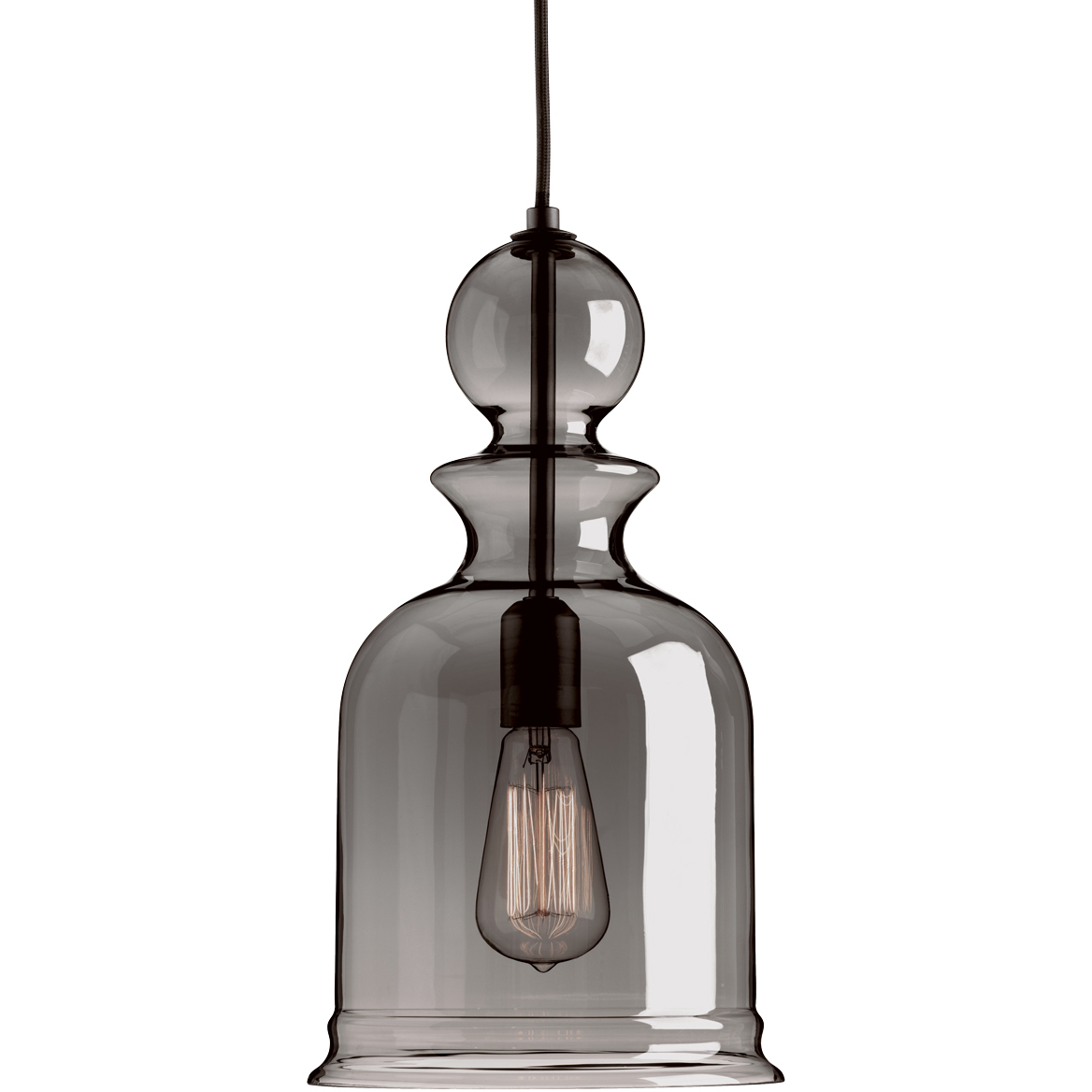 Staunton 1 Light 9 inch Graphite Pendant Ceiling Light, Design Series