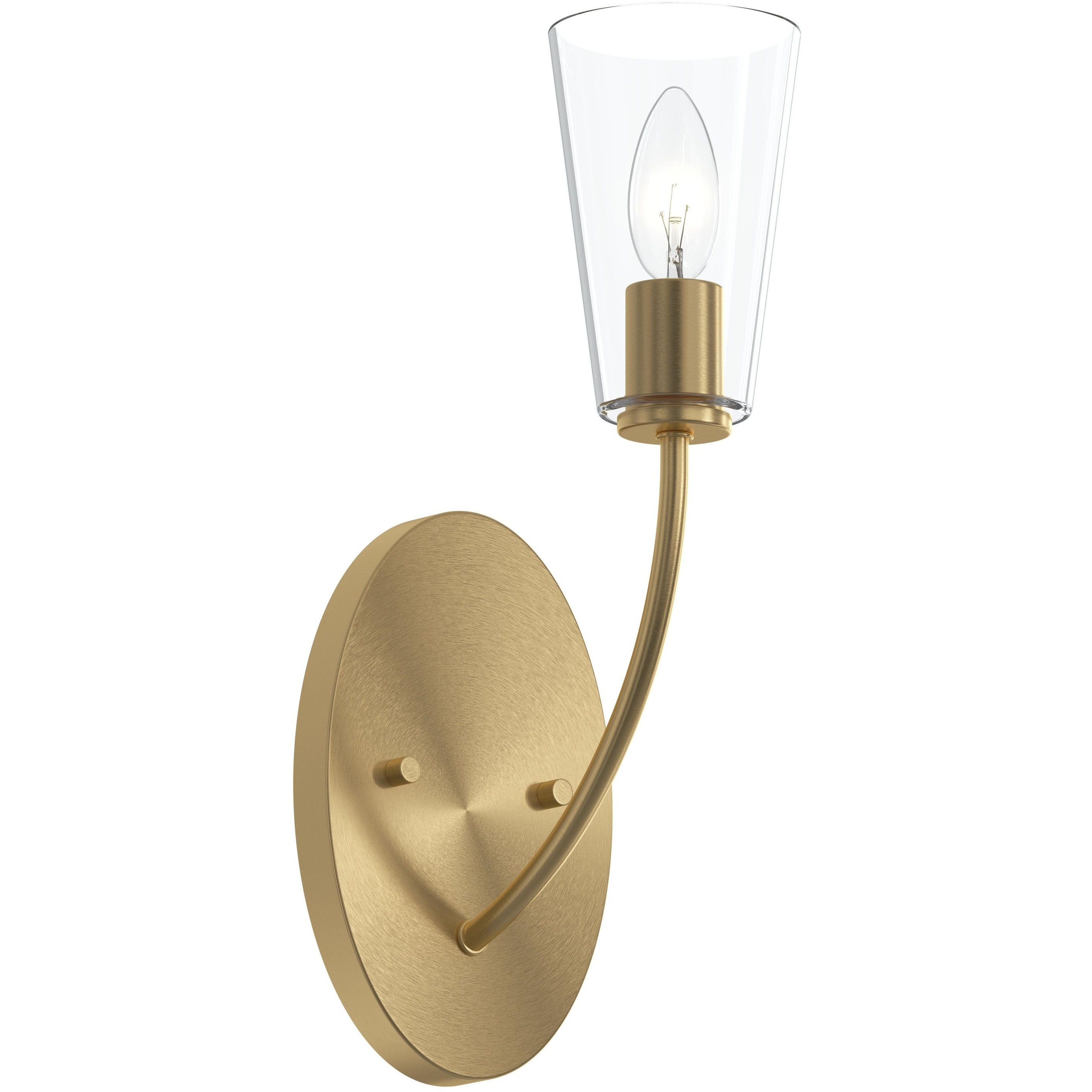 Jheni 1 Light 7 inch Brushed Gold Wall Sconce Wall Light