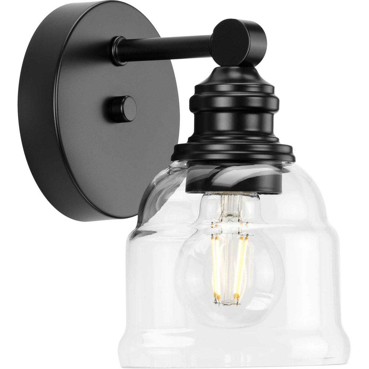Ambrose 1 Light 7 inch Matte Black Bath Vanity Wall Light