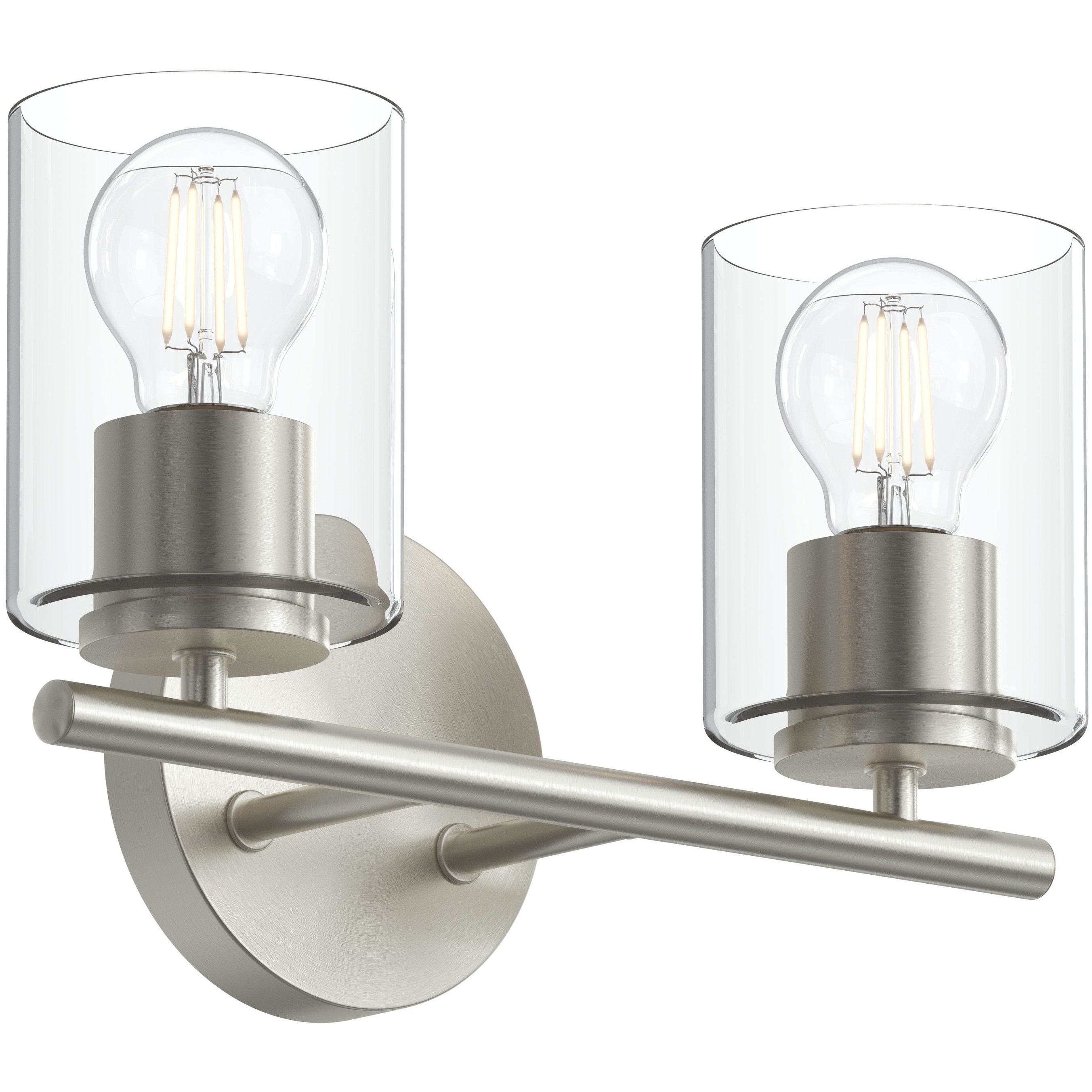 Replay 2 Light 13 inch Brushed Nickel Bath & Vanity Light Wall Light