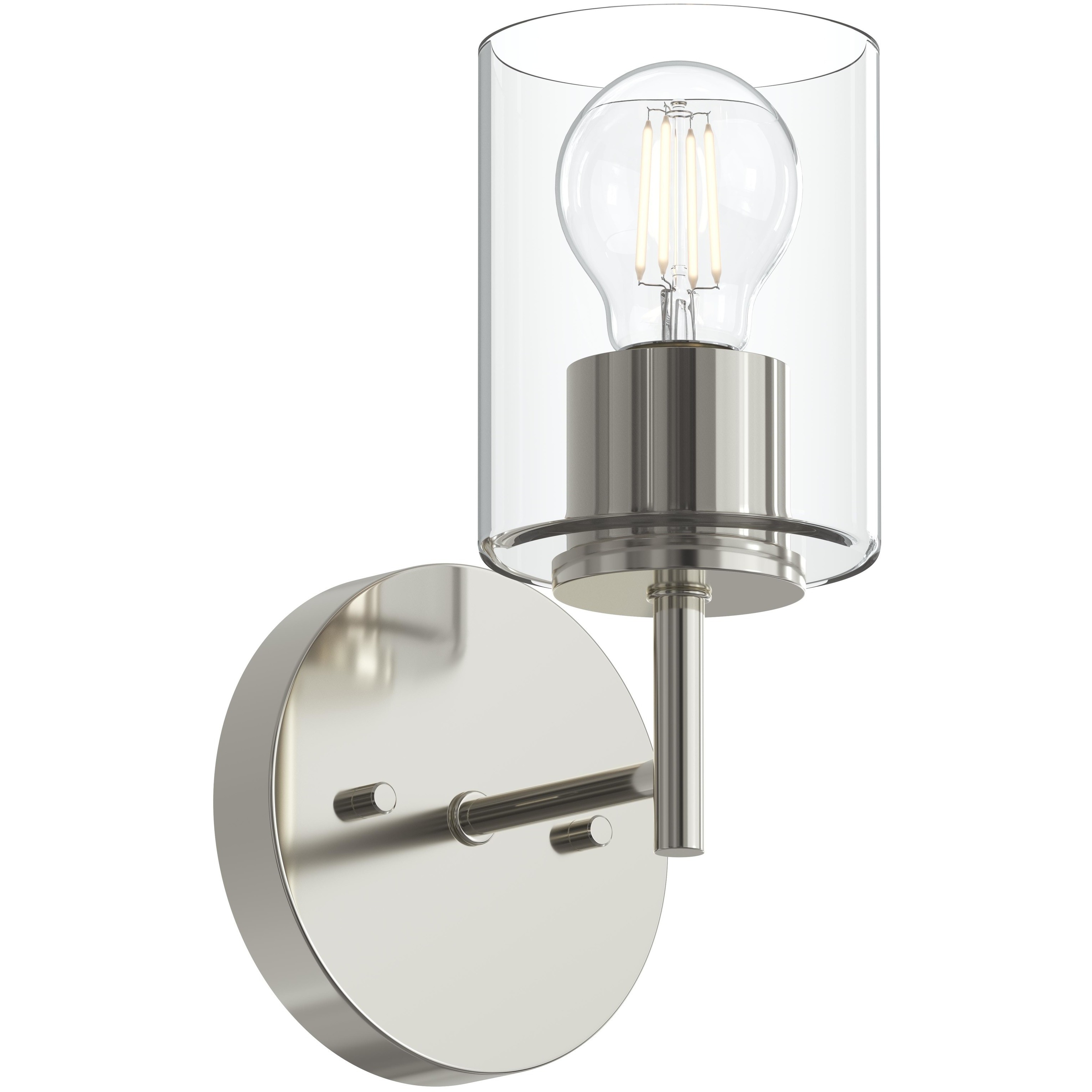 Replay 1 Light 6 inch Polished Nickel Bath & Vanity Light Wall Light