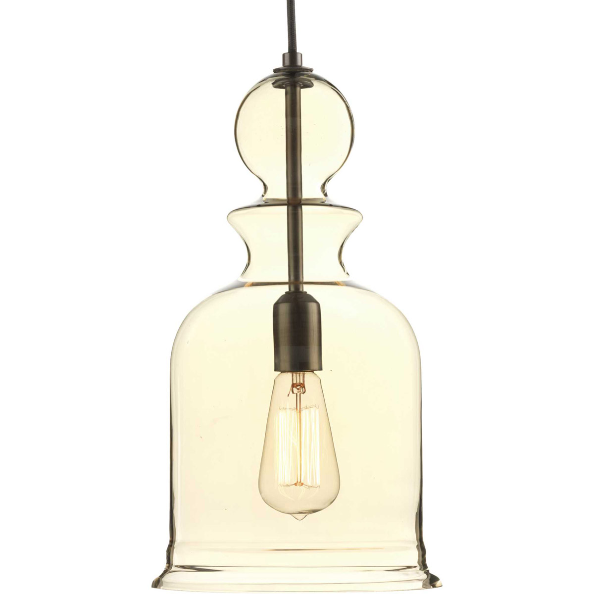 Staunton 1 Light 9 inch Antique Bronze Pendant Ceiling Light, Design Series