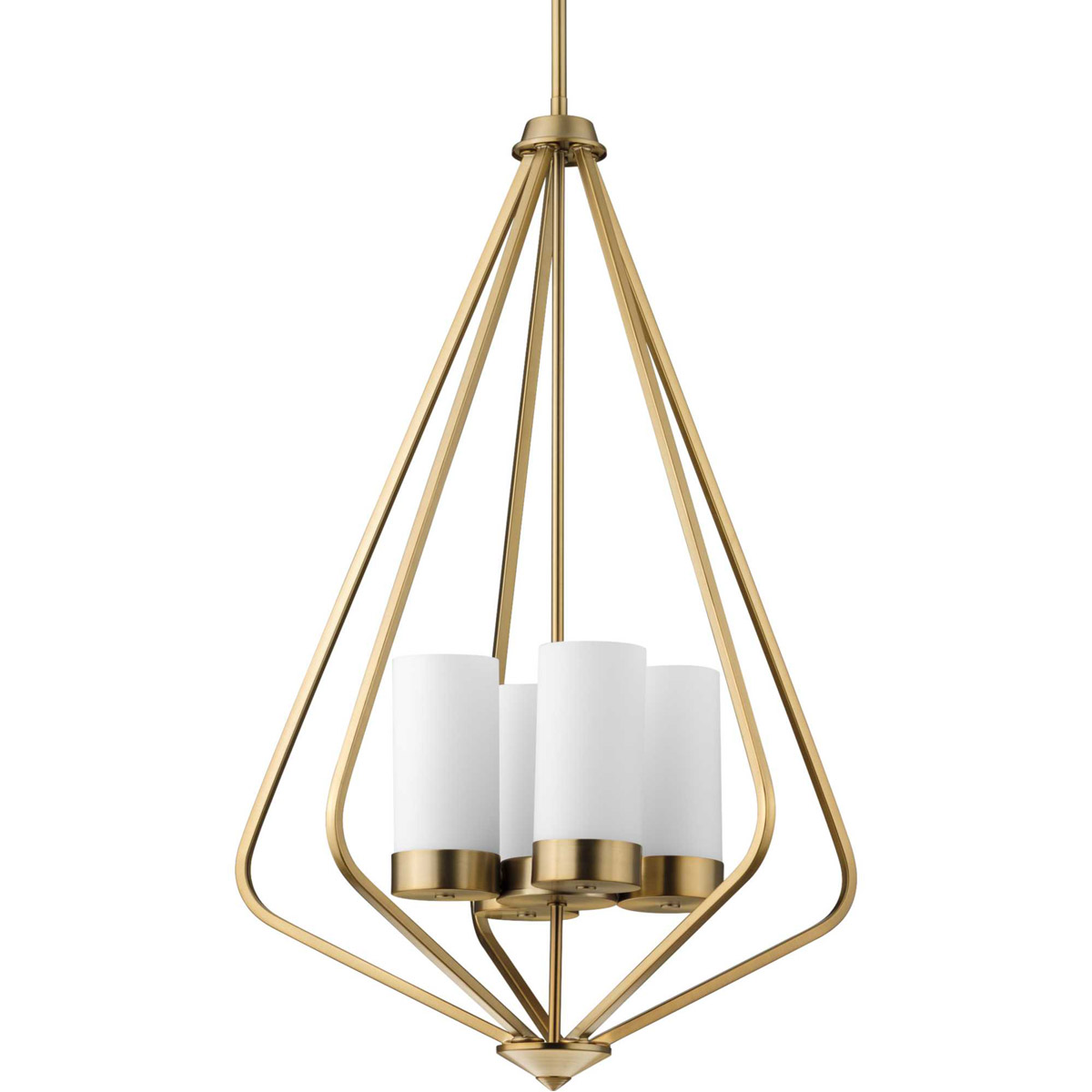 Elevate 4 Light 20 inch Brushed Bronze Foyer Pendant Ceiling Light, Design Series