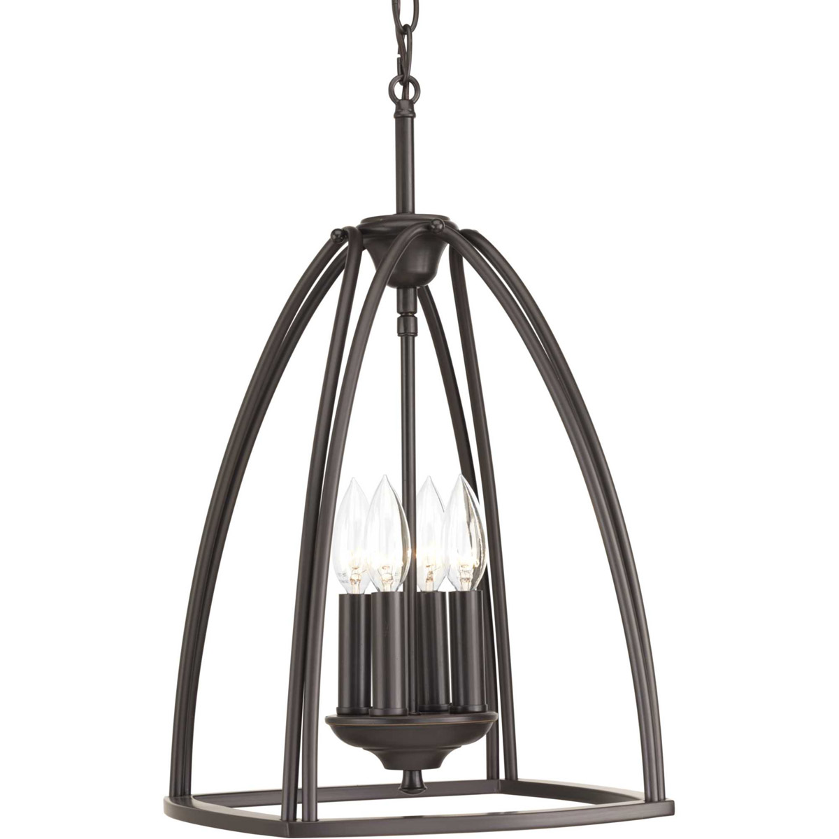 Tally 4 Light 11.88 inch Antique Bronze Foyer Pendant Ceiling Light