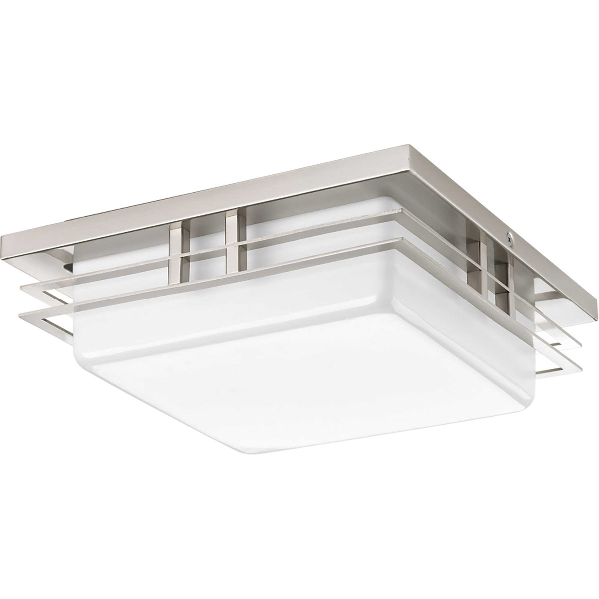Helm LED LED 11 inch Brushed Nickel Flush Mount Ceiling Light, Progress LED