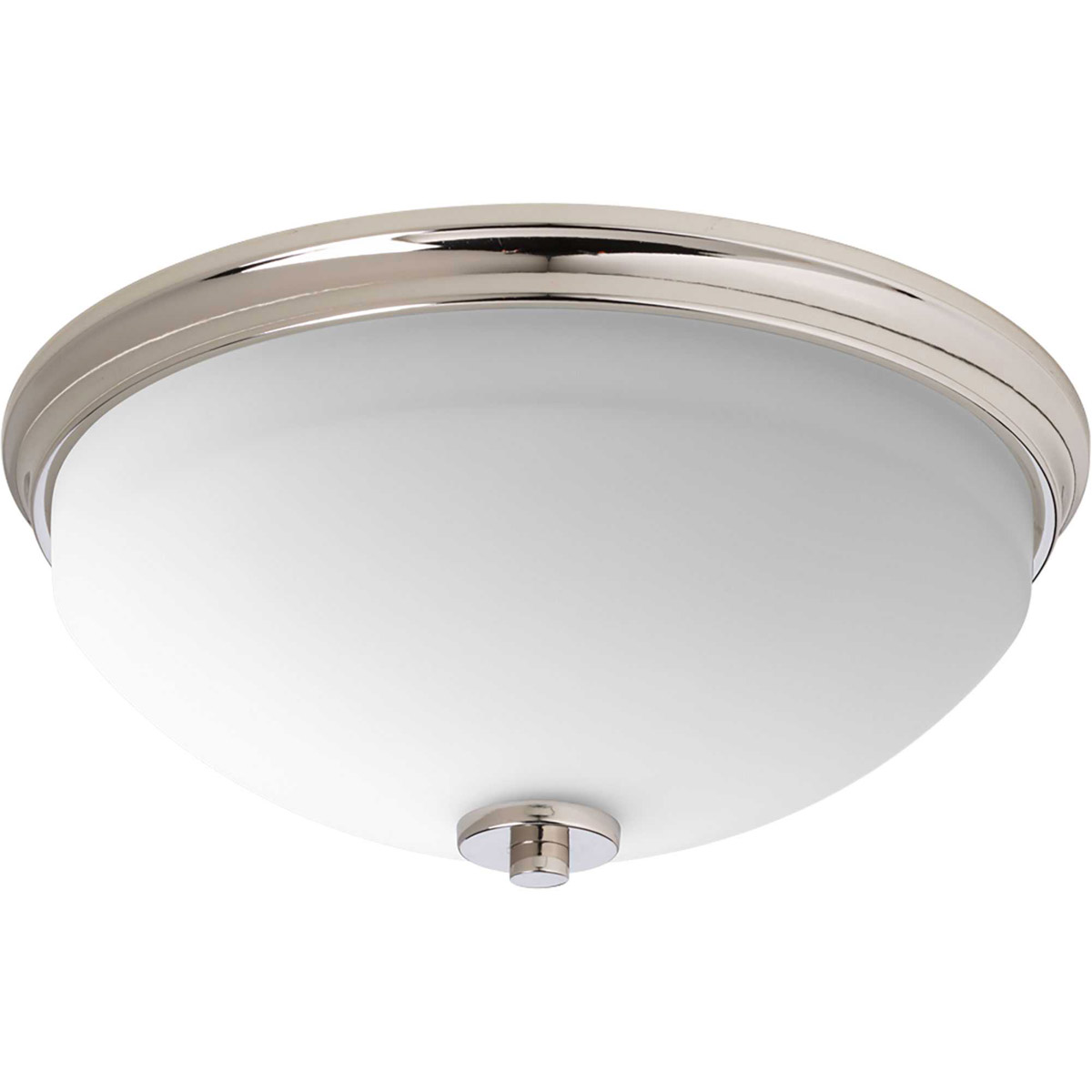 Replay 2 Light 14 inch Polished Nickel Flush Mount Ceiling Light