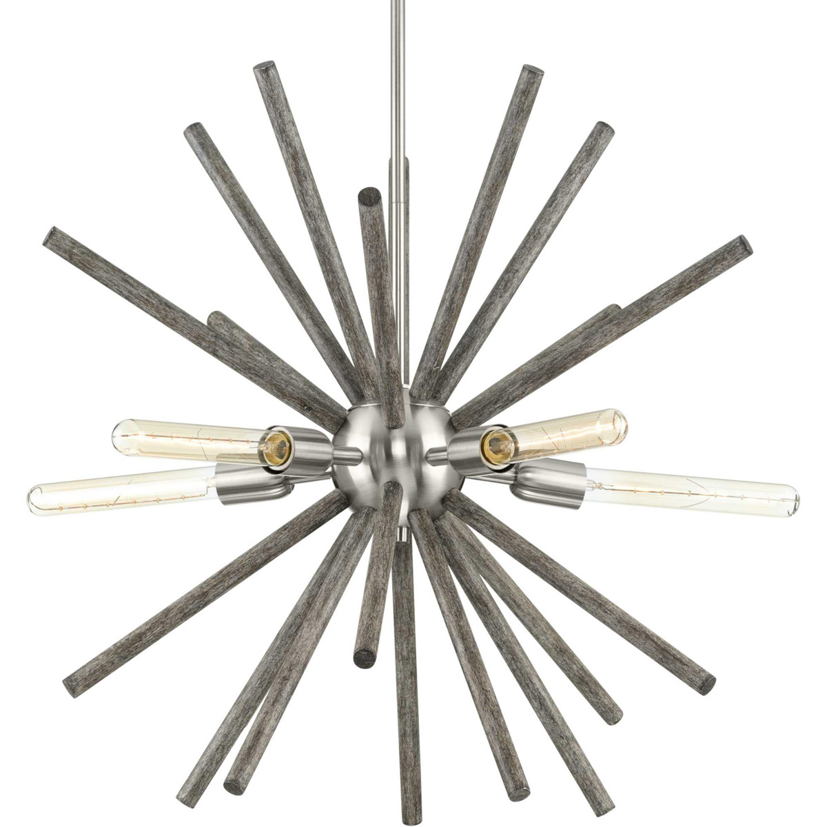 Progress P400270-009 Thorpe 5 Light 28 inch Brushed Nickel